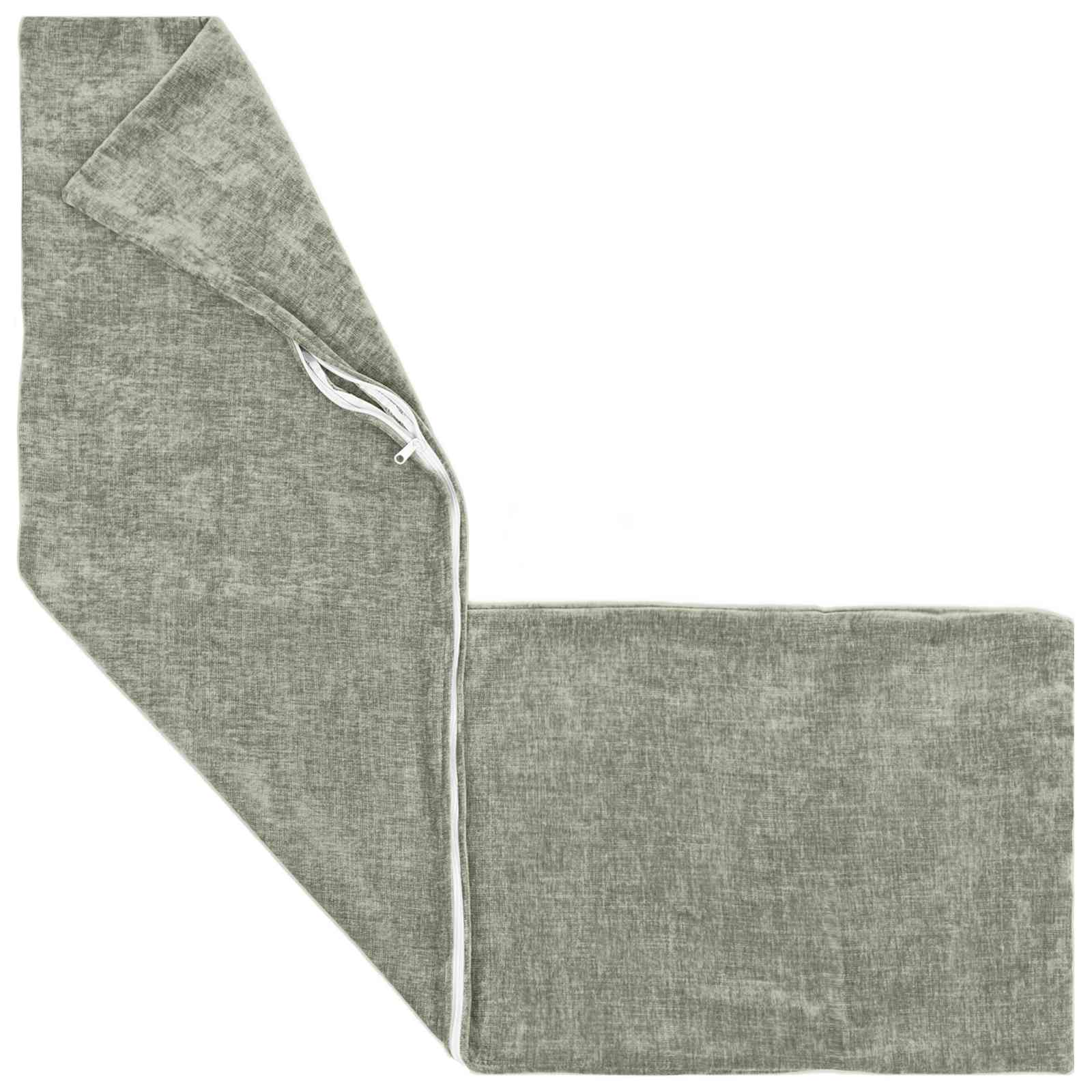 Federa 2 pz HEERLEN Verde 40 x 145 cm Tessuto Chenille