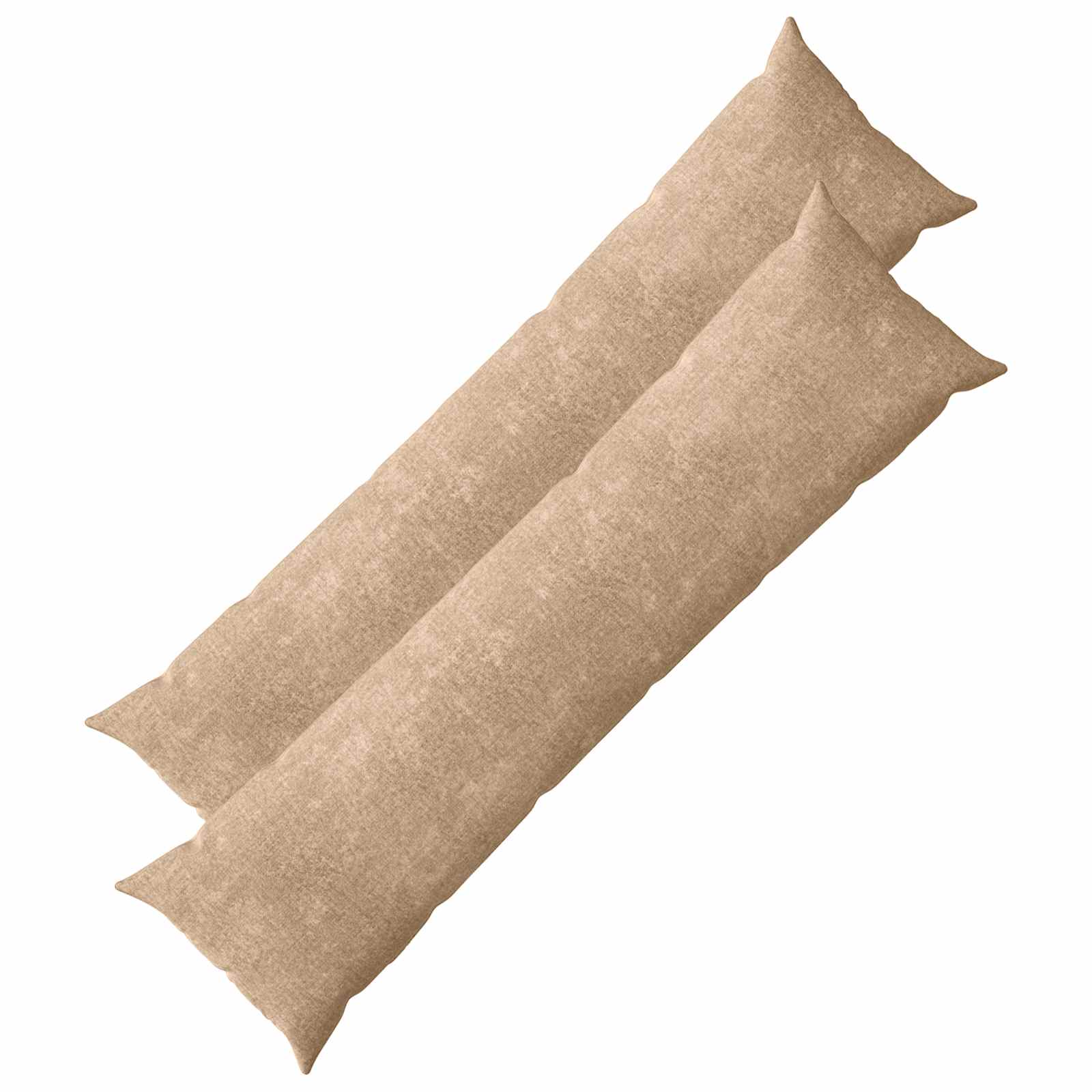 Federa 2 pz HEERLEN Tortora 40 x 145 cm Tessuto Chenille