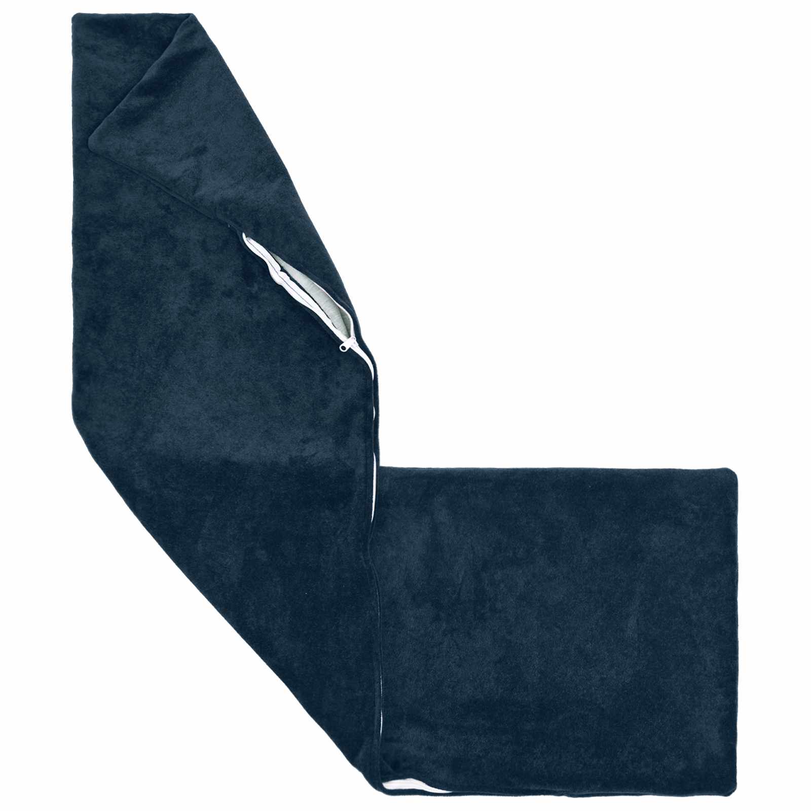 Federa HEERLEN Blu 40 x 145 cm Fleece in microfibra
