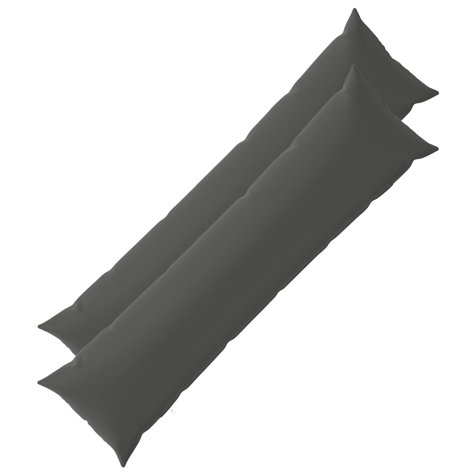 Federa 2 pcs HEERLEN Antracite 40 x 145 cm Poliestere
