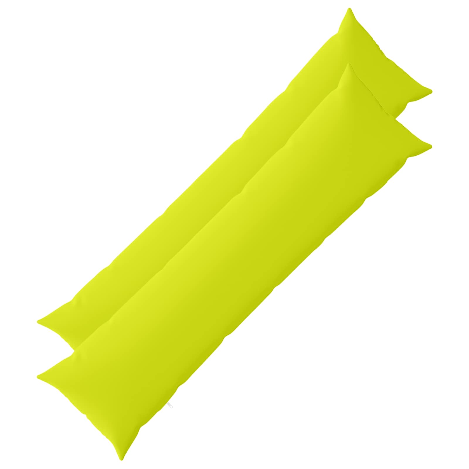 Federa 2 pcs HEERLEN Verde brillante. 40 x 145 cm Poliestere