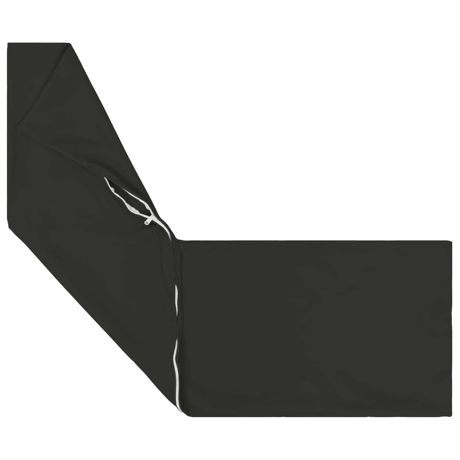 Federa 2 pcs HEERLEN Nero 40 x 145 cm Poliestere
