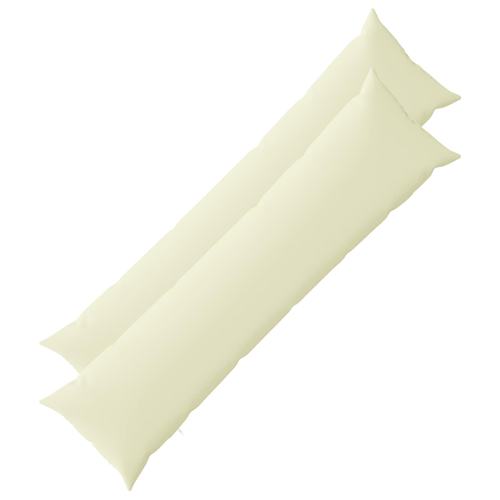 Federa 2 pcs HEERLEN Crema 40 x 145 cm Poliestere