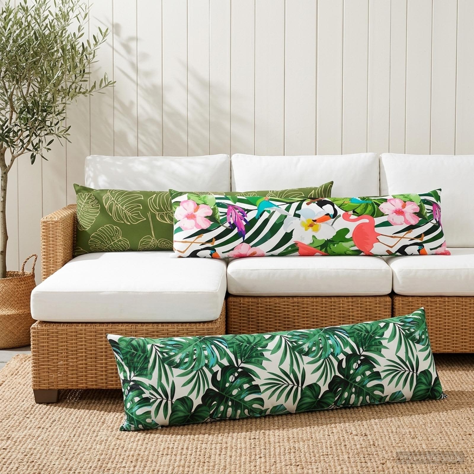 Federa HEERLEN Motivo a Foglie 40 x 145 cm Poliestere