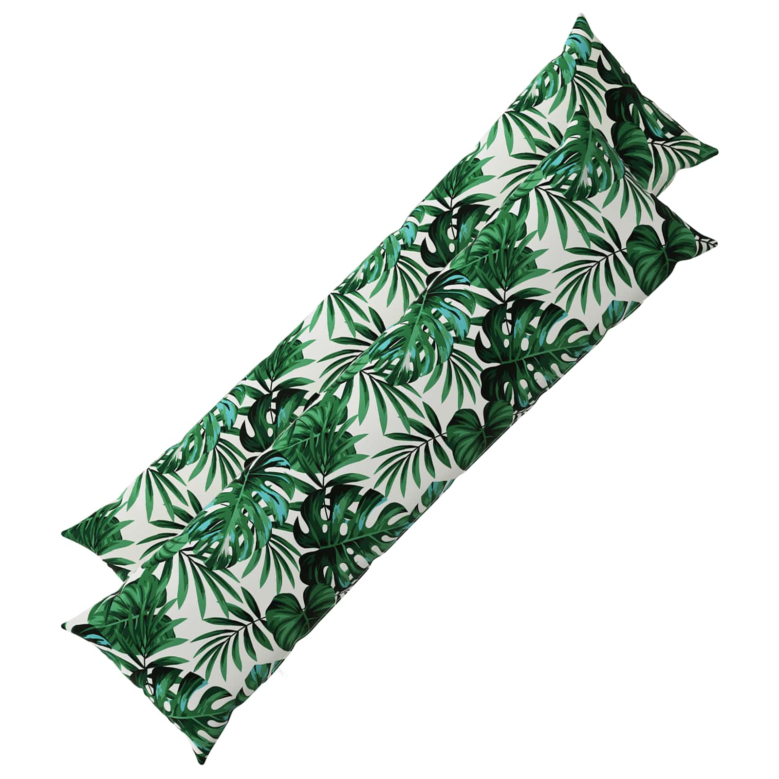 Federa 2 pcs HEERLEN Motivo a Foglie 40 x 145 cm Poliestere