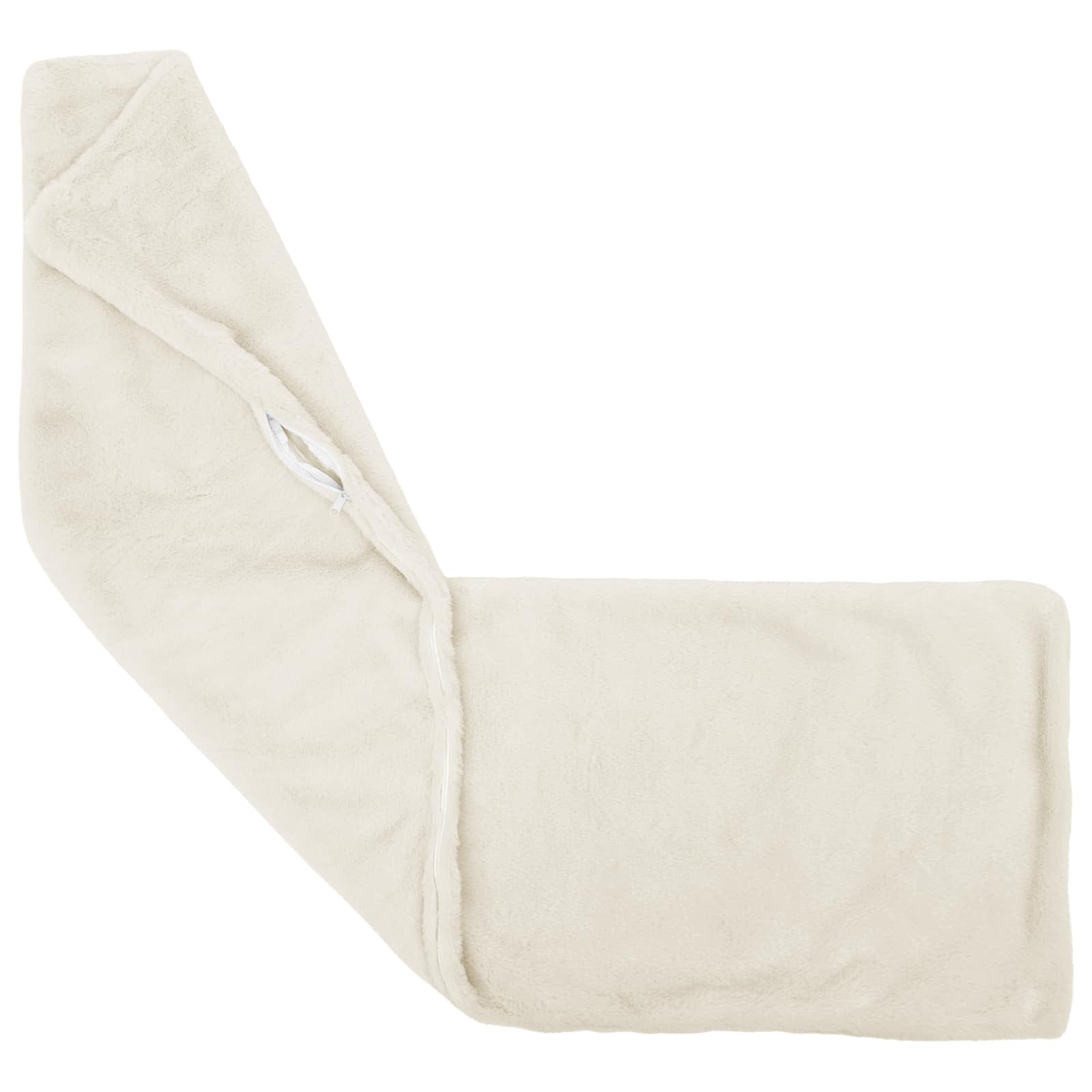 Federa HEERLEN Bianco 40 x 145 cm Pelliccia di Coniglio Finta