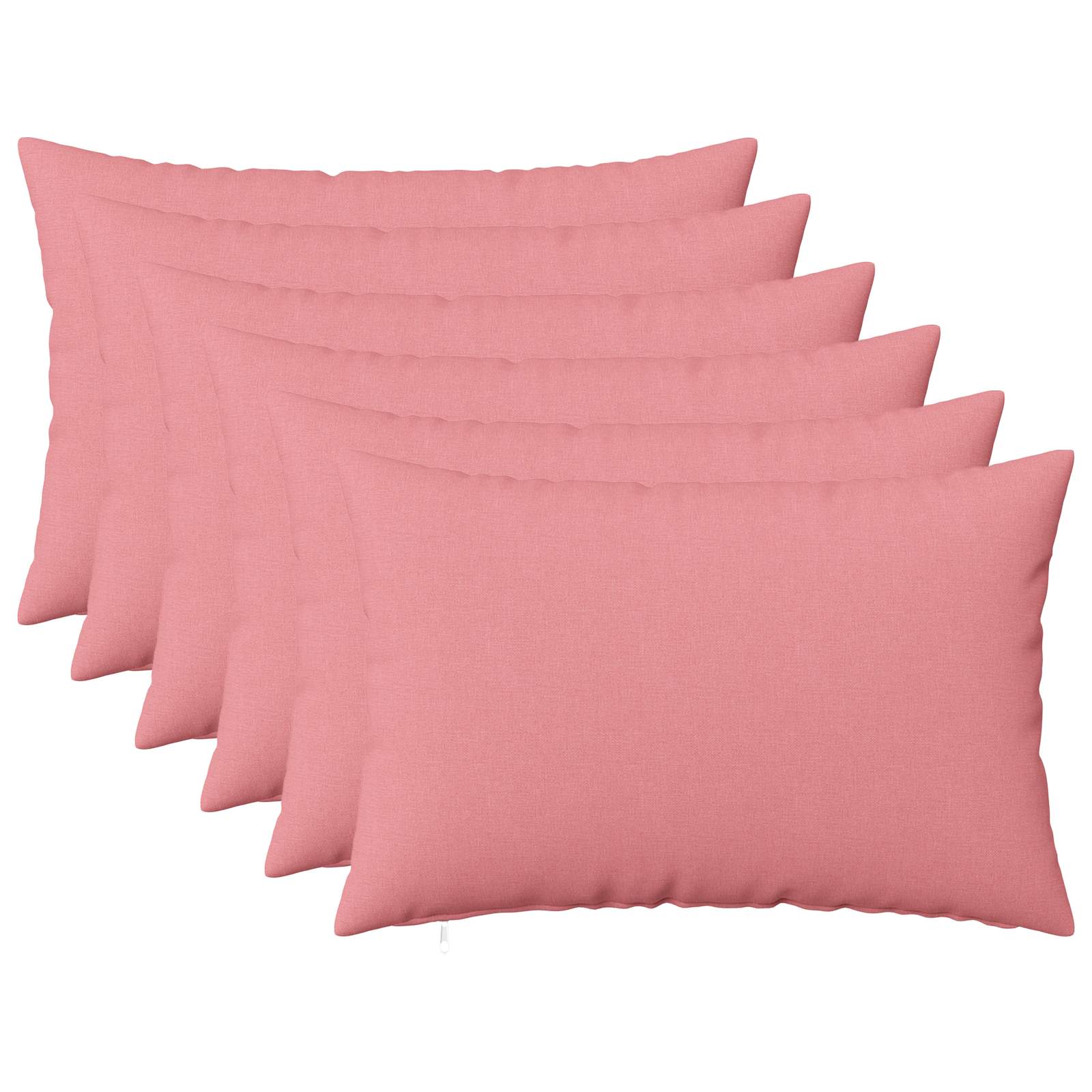 Federa 6 pz HEERLEN Rosa 40 x 60 cm Tessuto