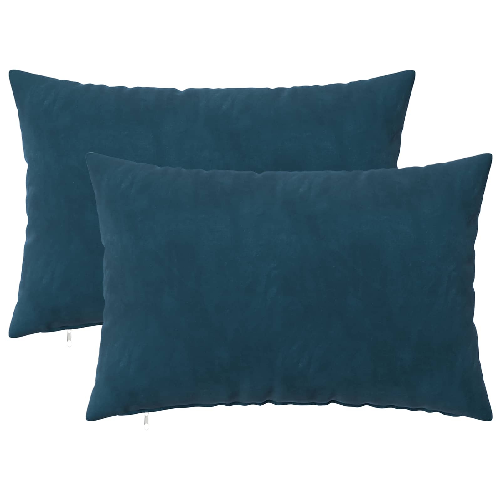 Federa 2 pcs HEERLEN Blu 40 x 60 cm Velluto