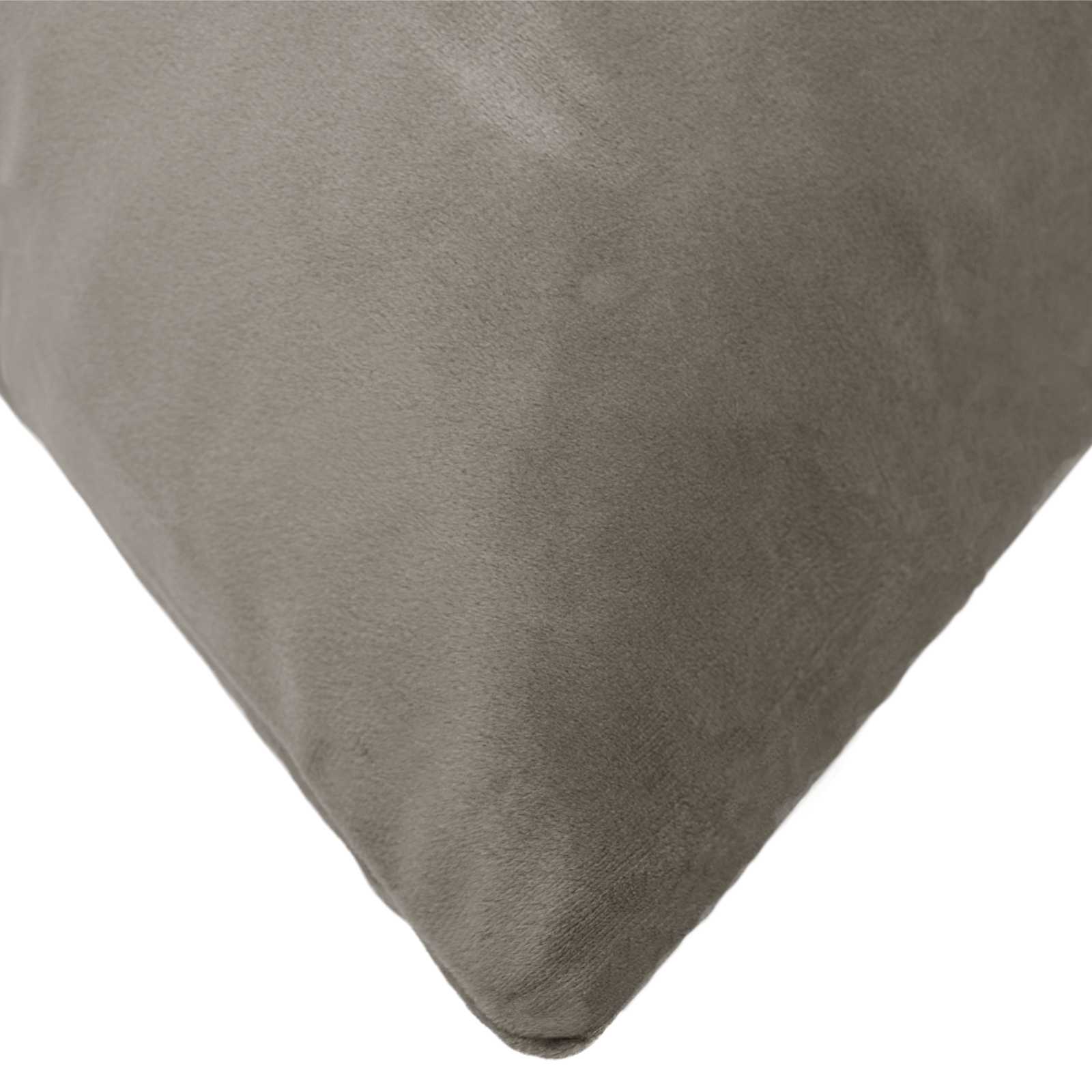 Federa 6 pcs HEERLEN Grigio Chiaro 40 x 60 cm Velluto