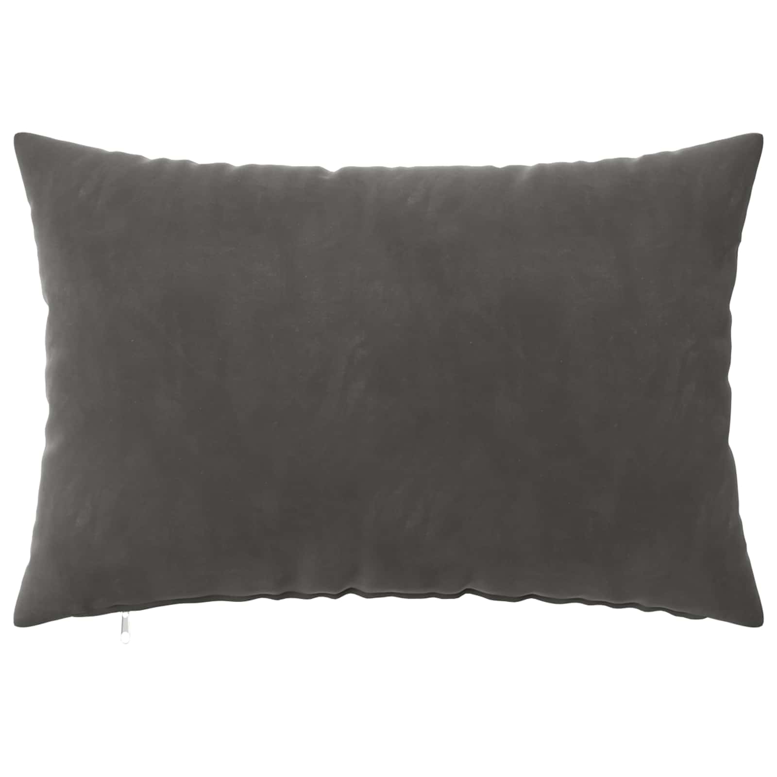 Federa 6 pcs HEERLEN Grigio Scuro 40 x 60 cm Velluto