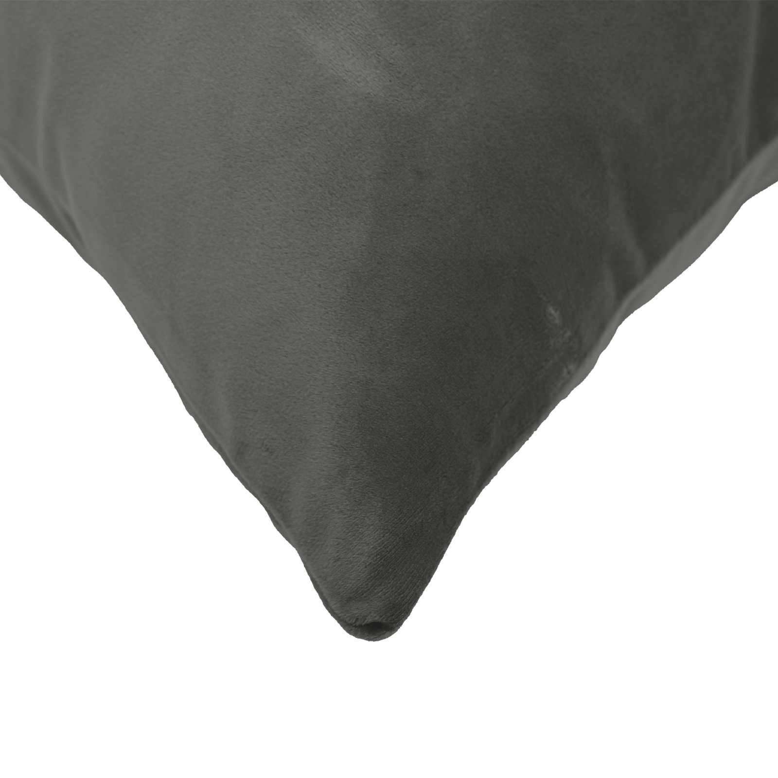 Federa 6 pcs HEERLEN Grigio Scuro 40 x 60 cm Velluto