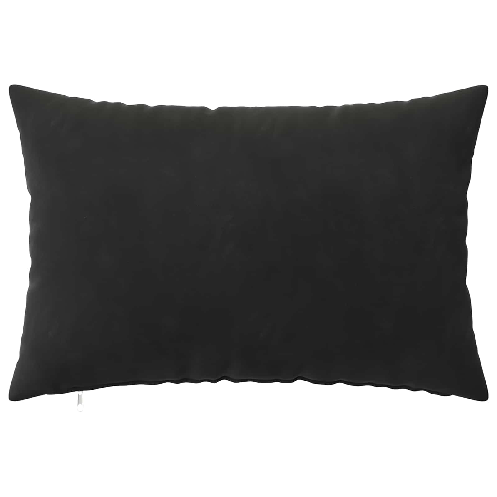 Federa 6 pcs HEERLEN Nero 40 x 60 cm Velluto