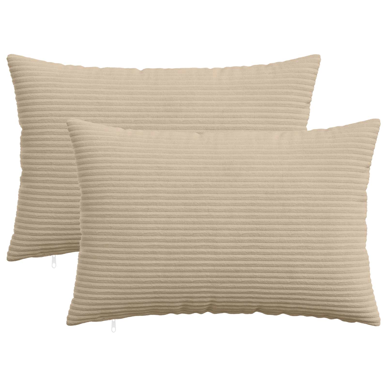 Federa 2 pcs HEERLEN Tortora 40 x 60 cm corduroy