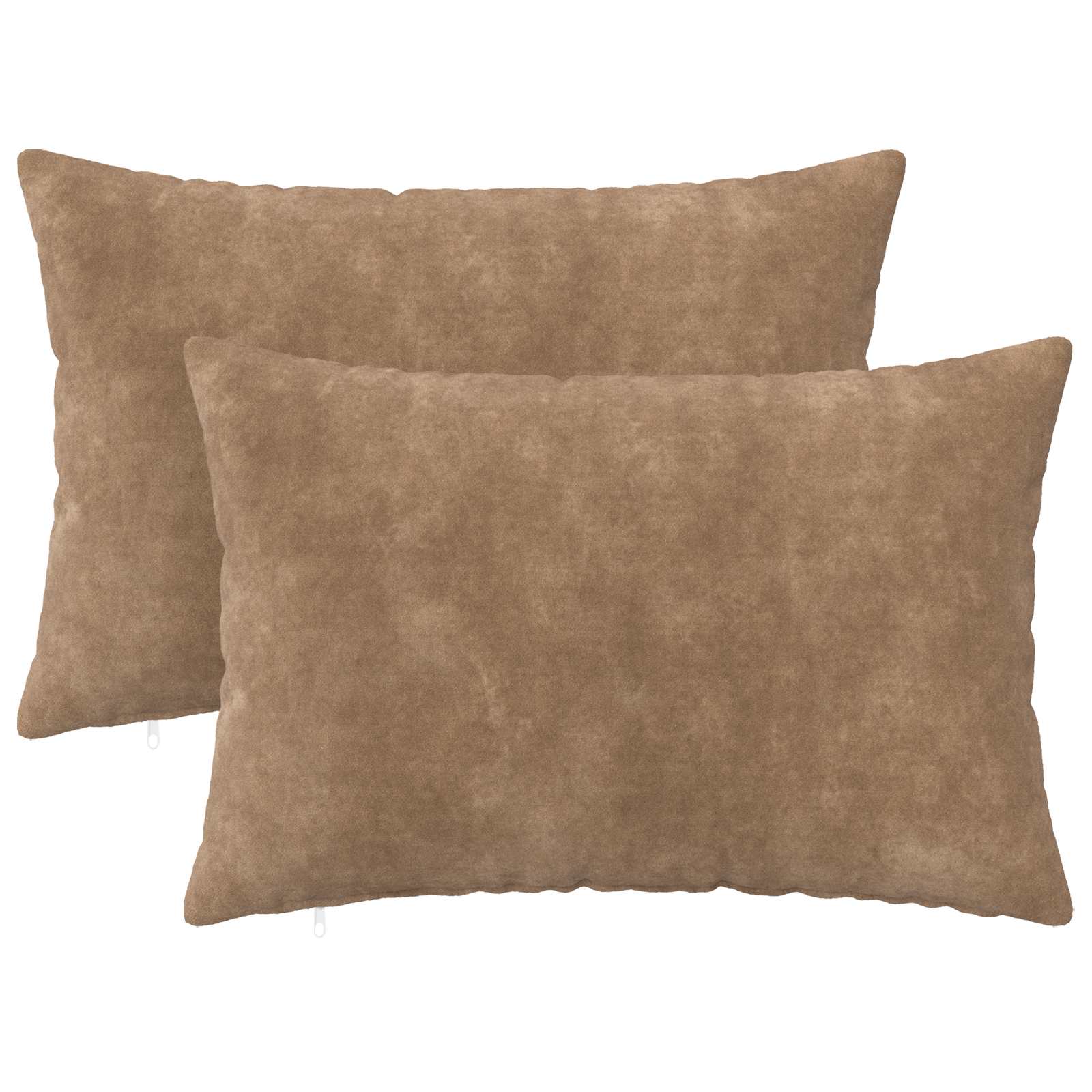 Federa 2 pcs HEERLEN Tortora 40 x 60 cm Fleece in microfibra