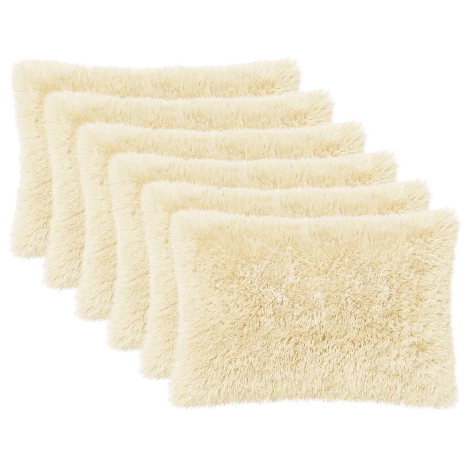 Federa 6 pcs HEERLEN Crema 40 x 60 cm Fleece PV