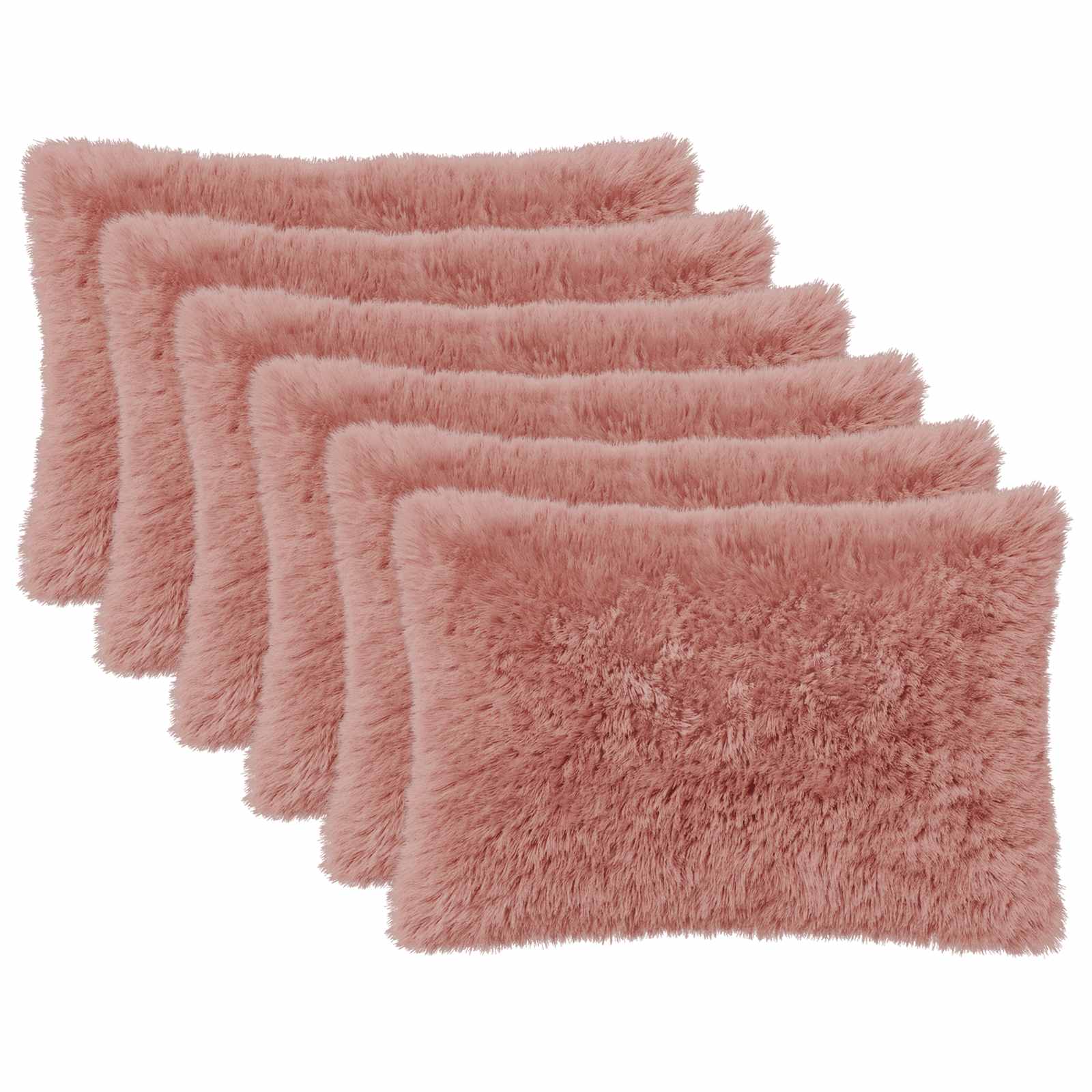 Federa 6 pcs HEERLEN Rosa 40 x 60 cm Fleece PV