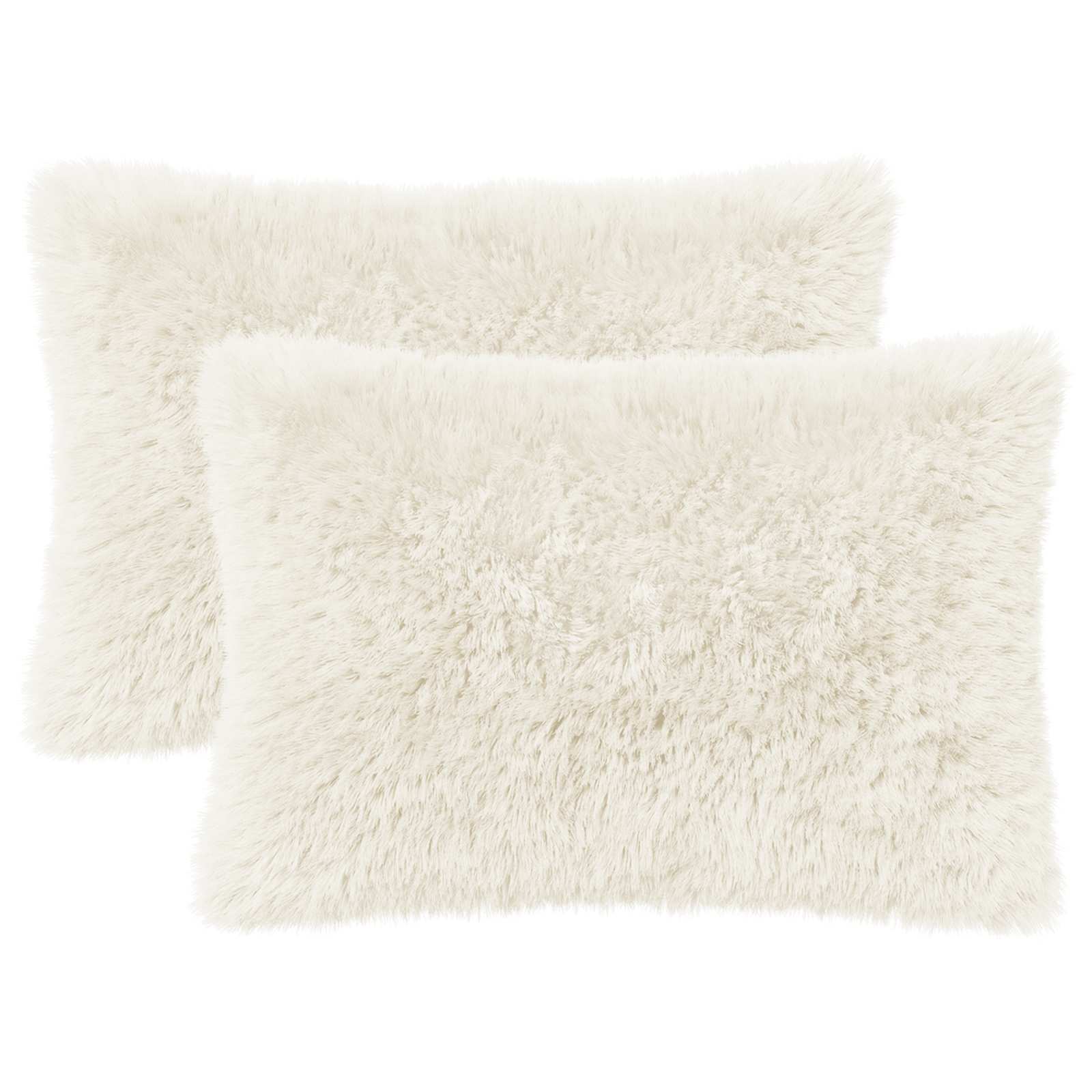 Federa 2 pcs HEERLEN Bianco 40 x 60 cm Fleece PV