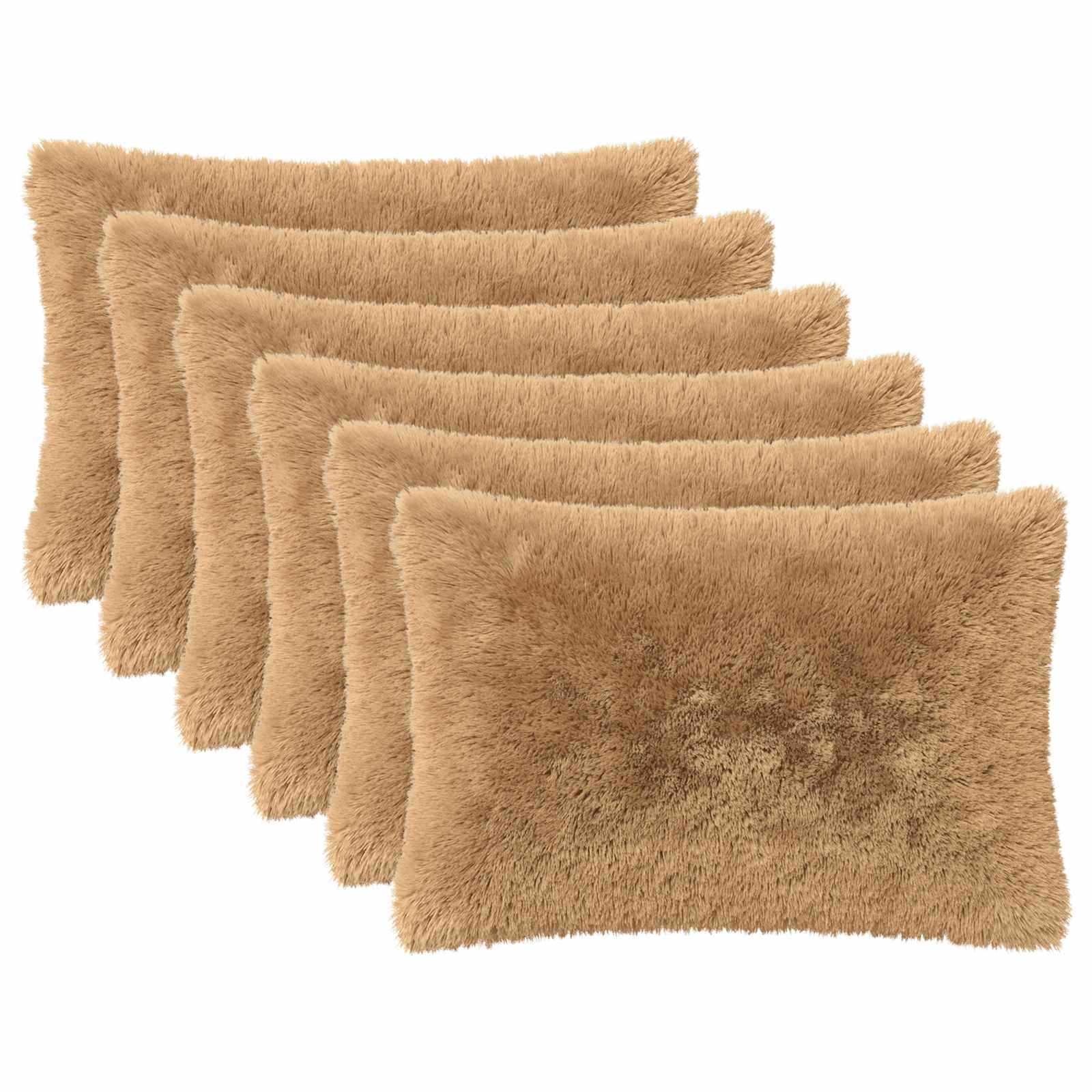 Federa 6 pcs HEERLEN Tortora 40 x 60 cm Fleece PV