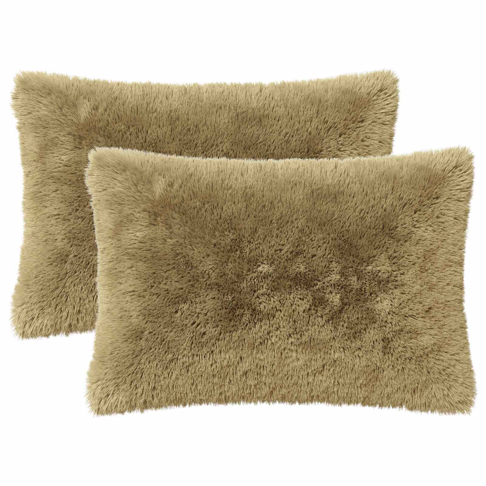 Federa 2 pcs HEERLEN Verde chiaro 40 x 60 cm Fleece PV