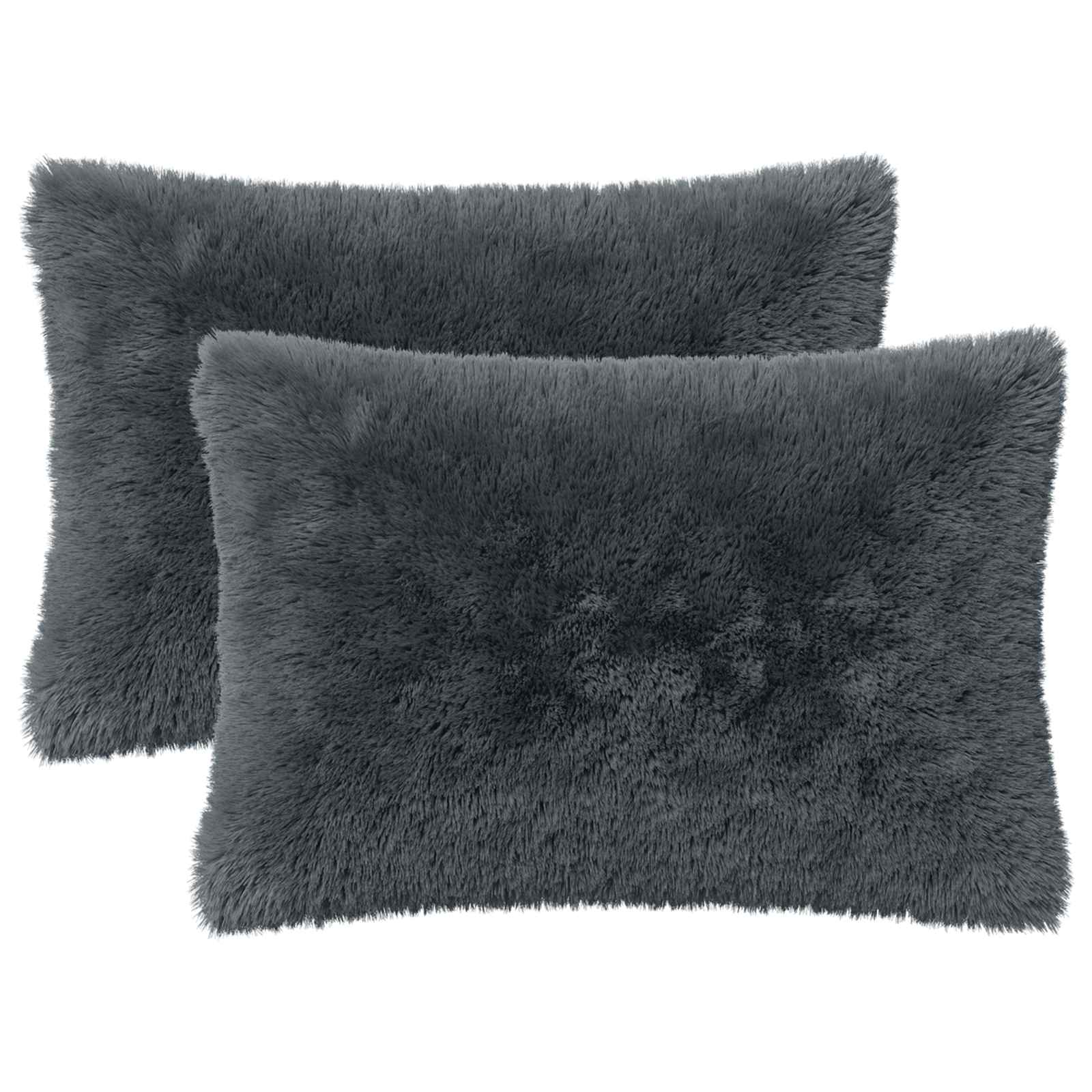 Federa 2 pcs HEERLEN Antracite 40 x 60 cm Fleece PV