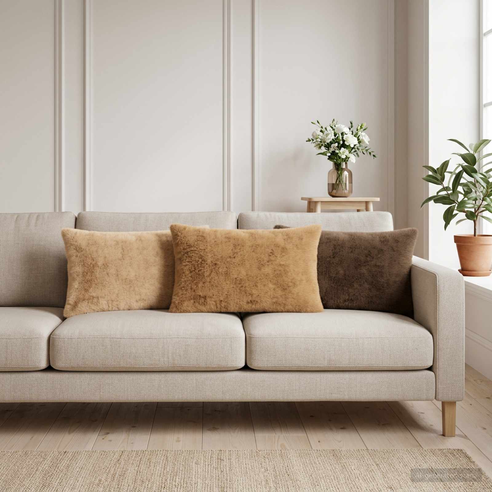 Federa 6 pz HEERLEN Crema 40 x 60 cm