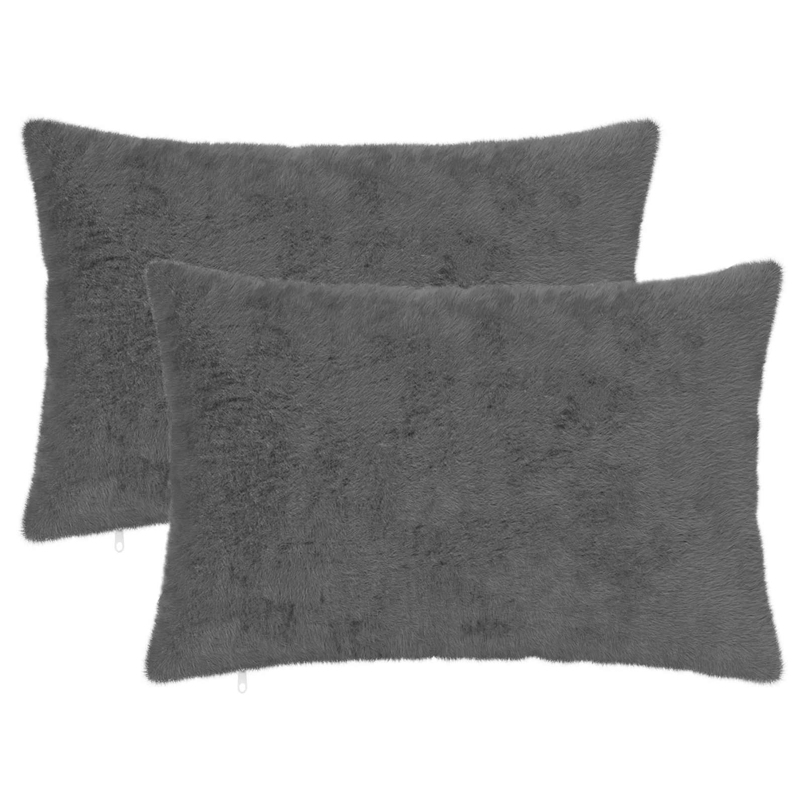 Federa 2 pz HEERLEN Grigio Scuro 40 x 60 cm