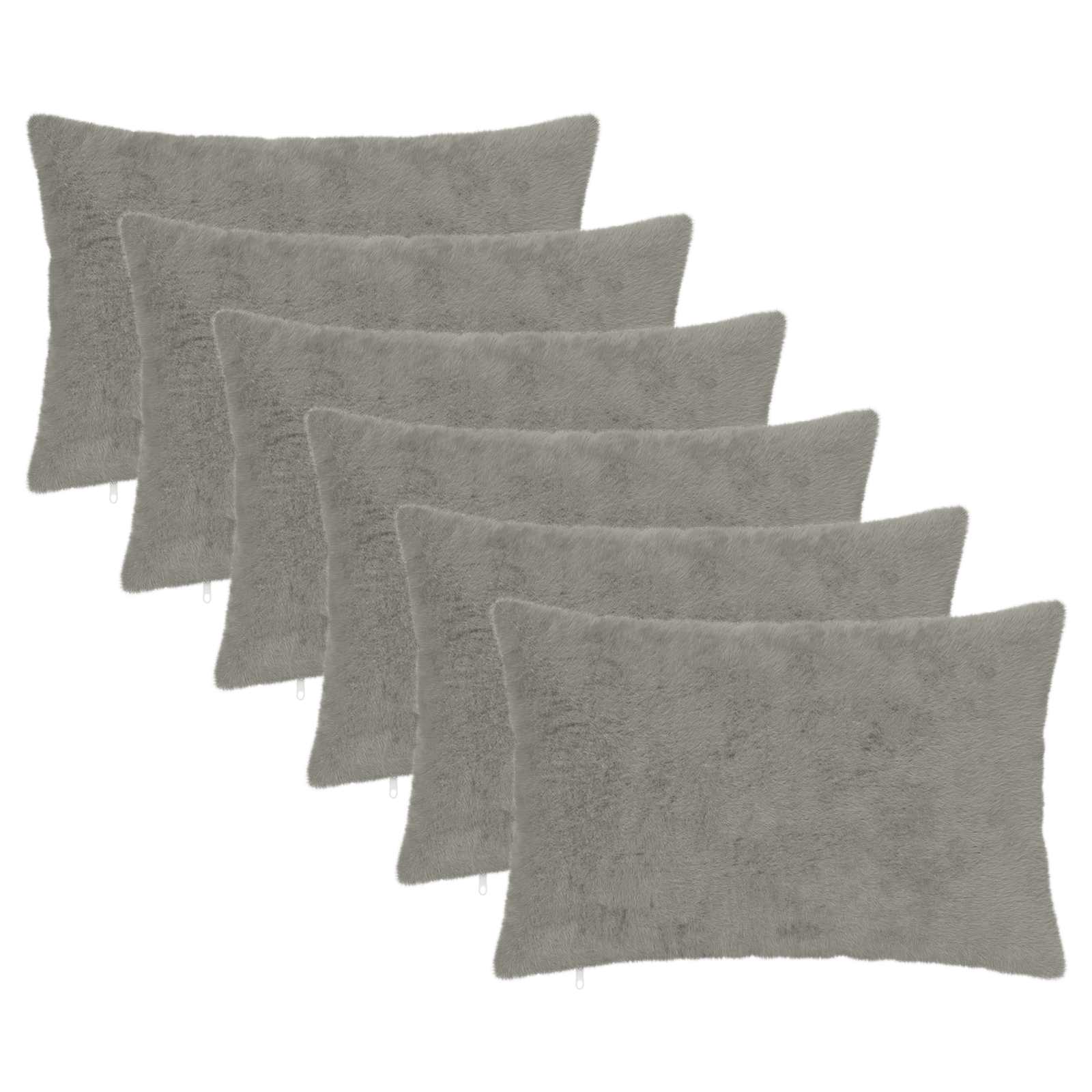 Federa 6 pz HEERLEN Grigio Chiaro 40 x 60 cm