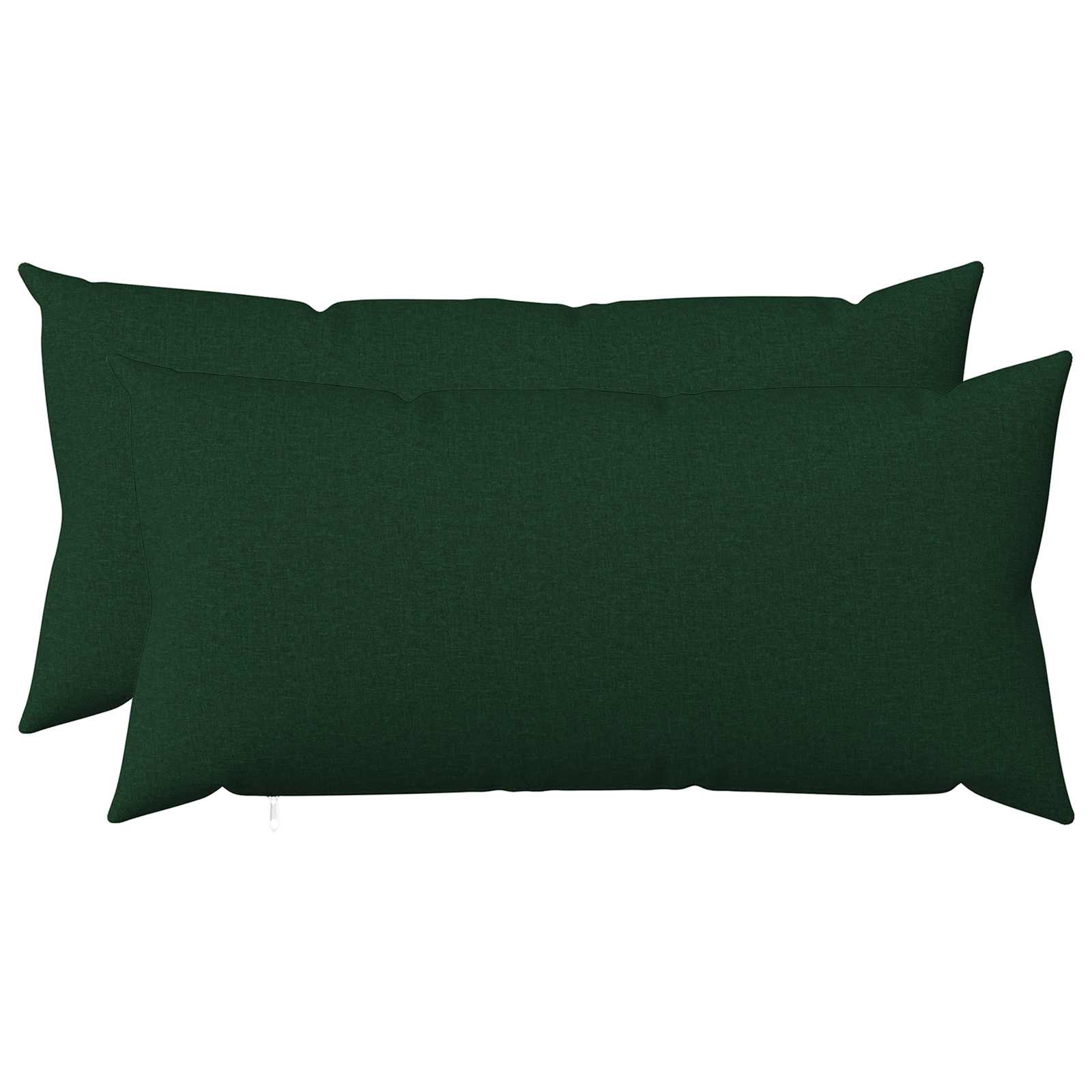 Federa 2 pz HEERLEN Verde Scuro 40 x 70 cm Tessuto