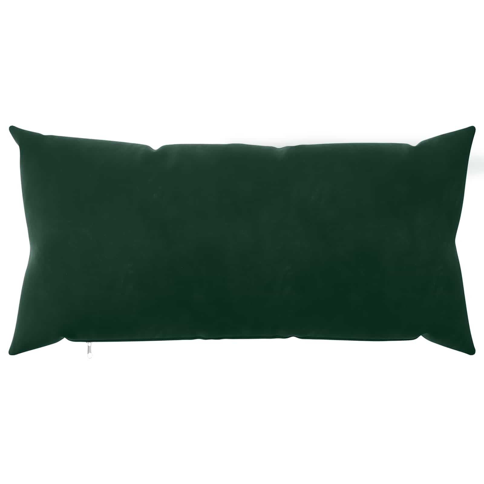 Federa 2 pcs HEERLEN Verde Scuro 40 x 70 cm Velluto