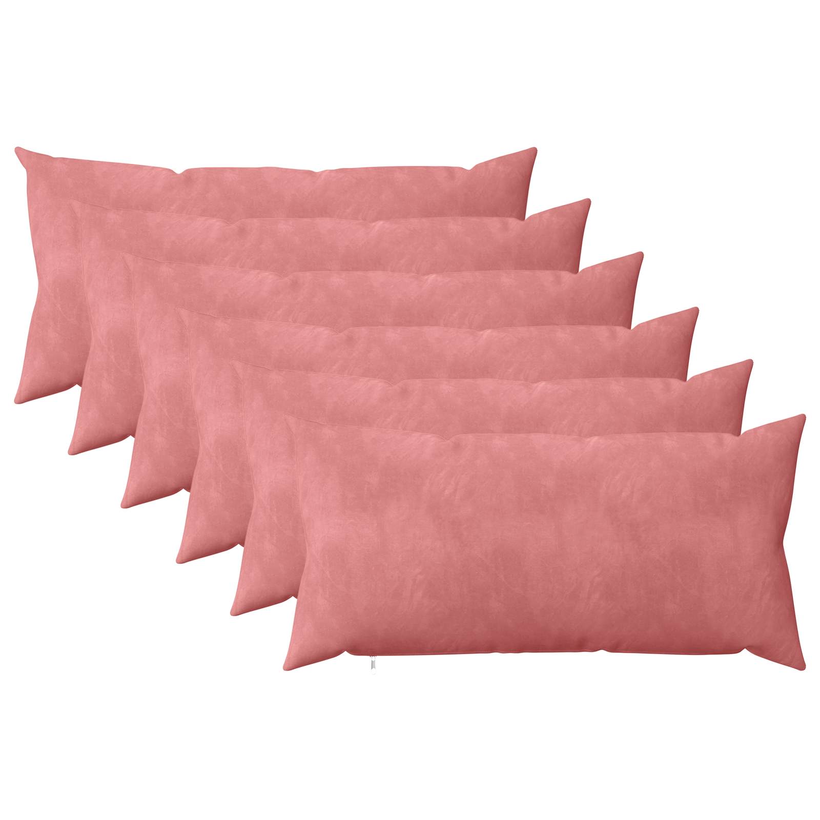 Federa 6 pcs HEERLEN Rosa 40 x 70 cm Velluto