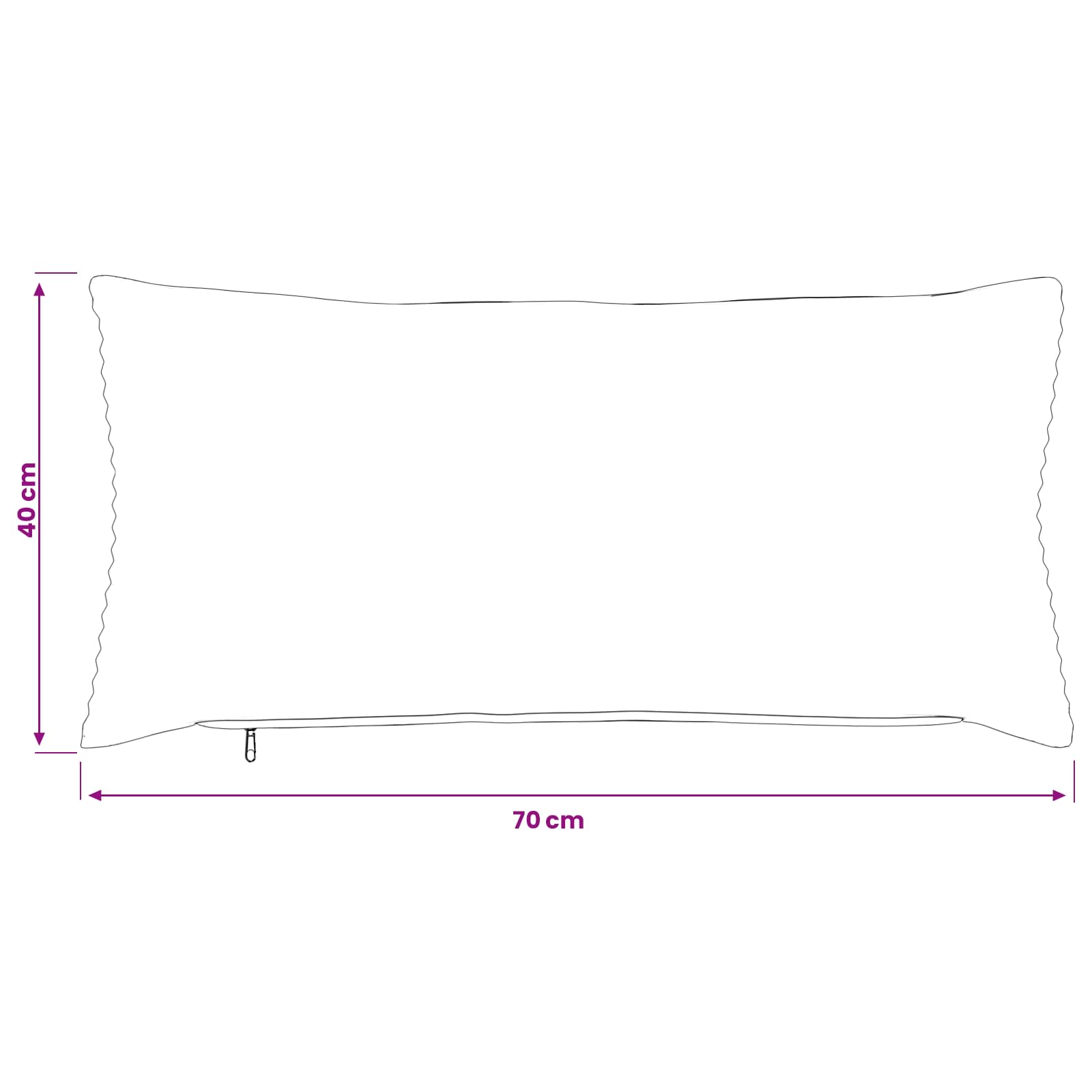 Federa 2 pcs HEERLEN Rosso Arancio 40 x 70 cm corduroy