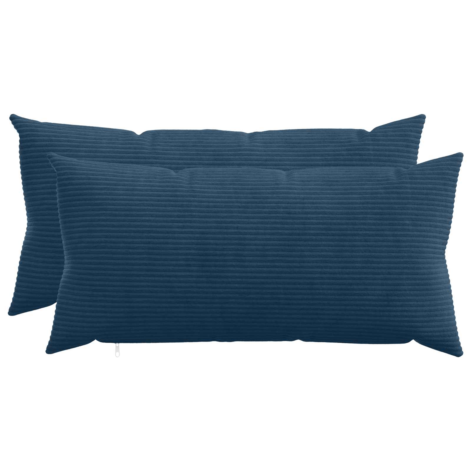 Federa 2 pcs HEERLEN Blu navy 40 x 70 cm corduroy