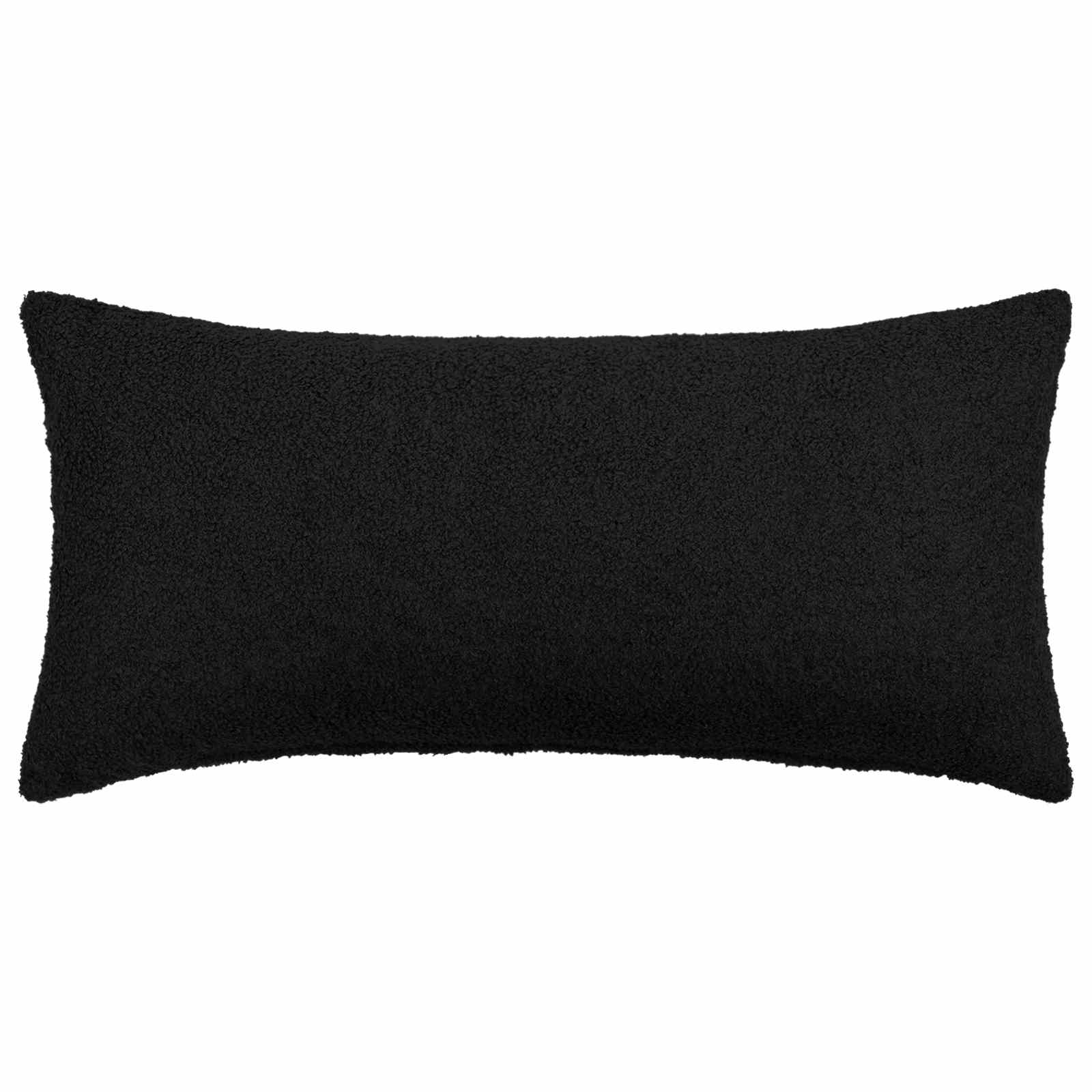Federa 6 pcs HEERLEN Nero 40 x 70 cm Bouclé