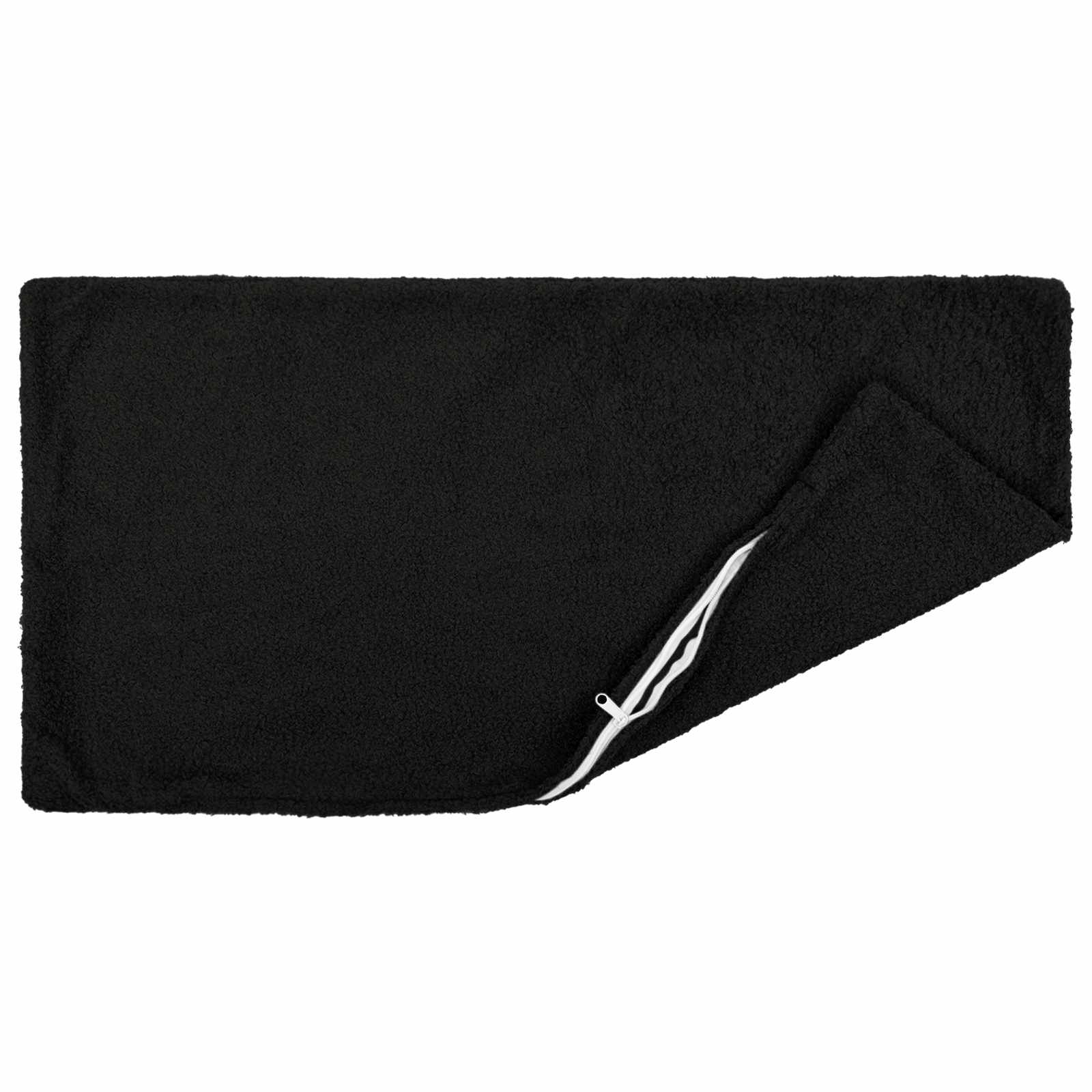 Federa 6 pcs HEERLEN Nero 40 x 70 cm Bouclé