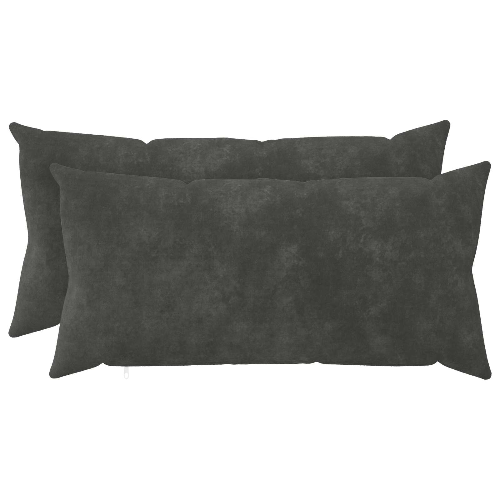 Federa 2 pcs HEERLEN Antracite 40 x 70 cm Fleece in microfibra