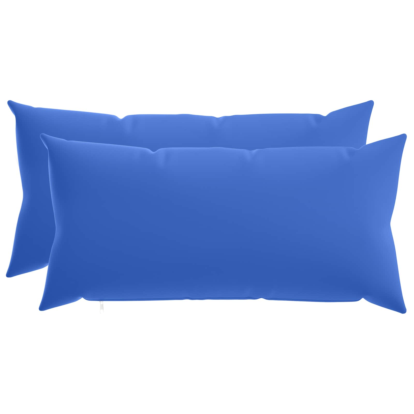 Federa 2 pcs HEERLEN Blu Reale 40 x 70 cm Poliestere