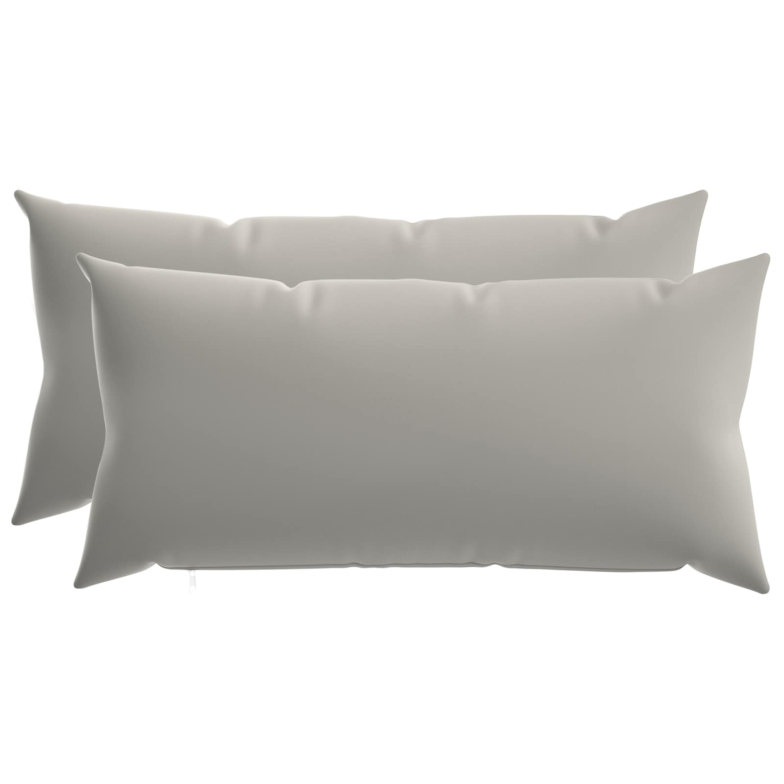 Federa 2 pcs HEERLEN Grigio 40 x 70 cm Poliestere