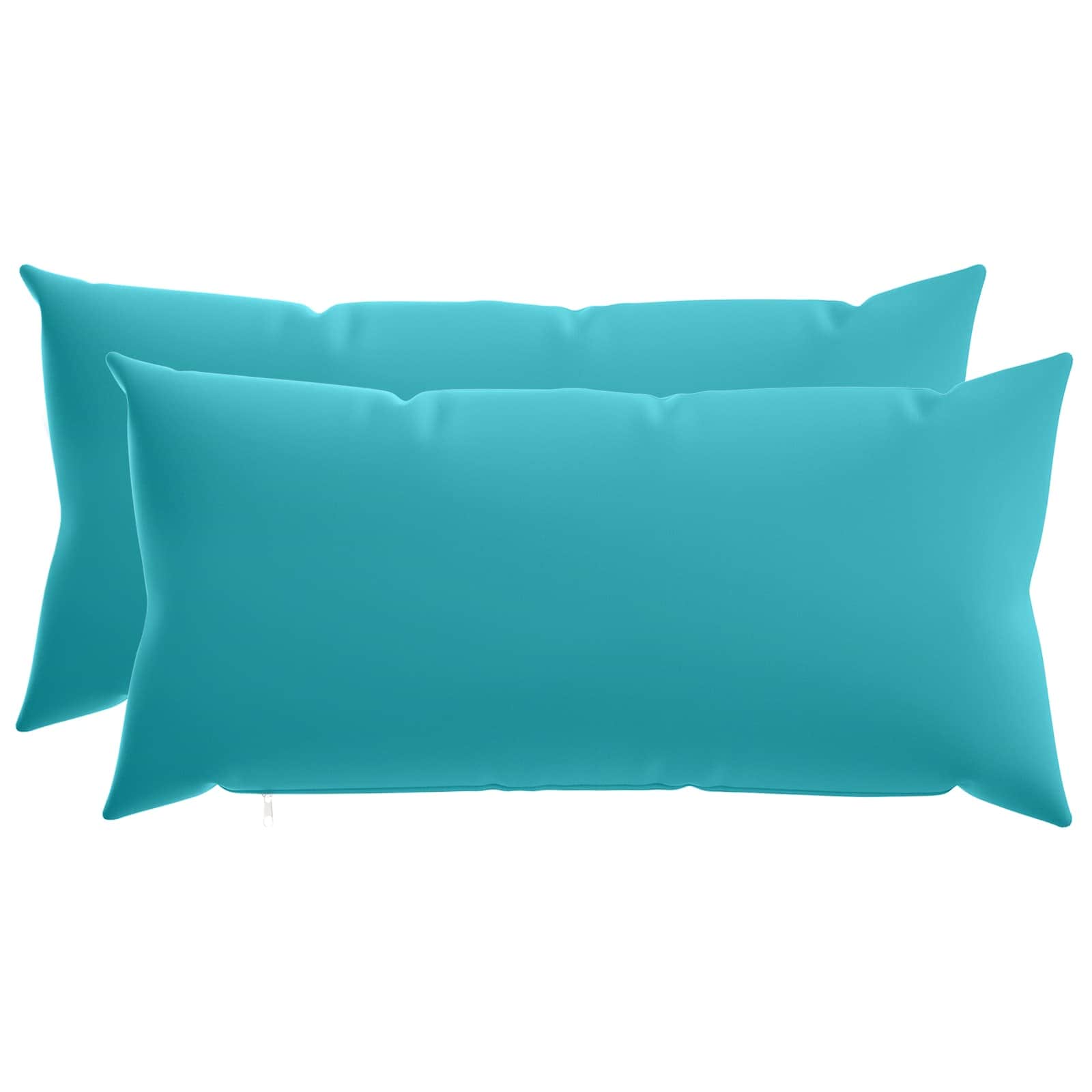 Federa 2 pcs HEERLEN Turchese 40 x 70 cm Poliestere