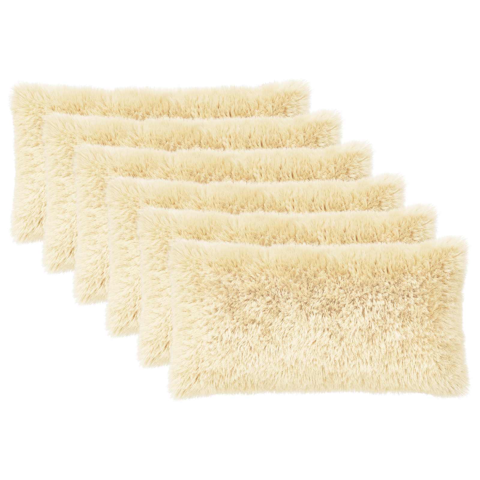 Federa 6 pcs HEERLEN Crema 40 x 70 cm Fleece PV