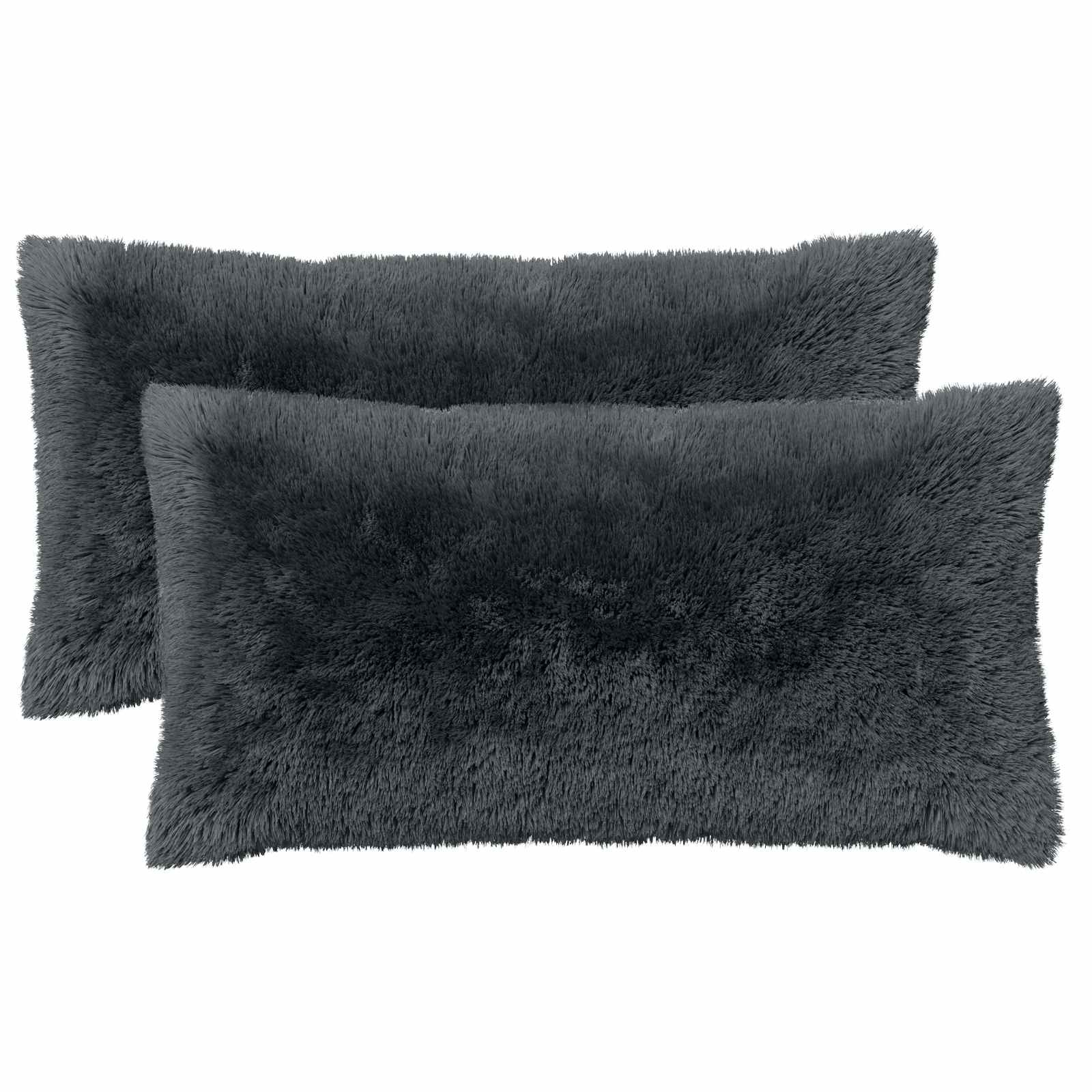 Federa 2 pcs HEERLEN Antracite 40 x 70 cm Fleece PV