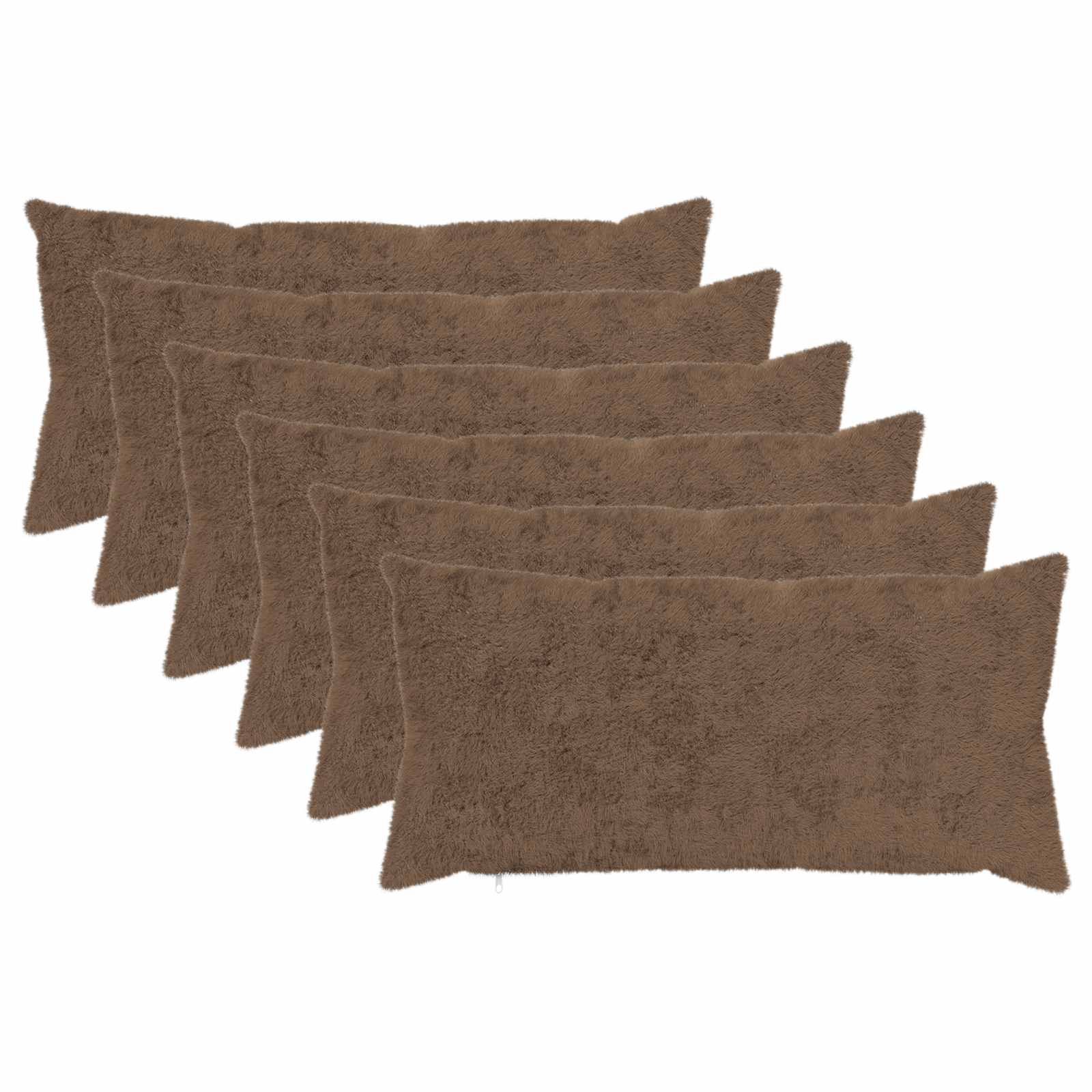 Federa 6 pz HEERLEN Marrone Chiaro 40 x 70 cm