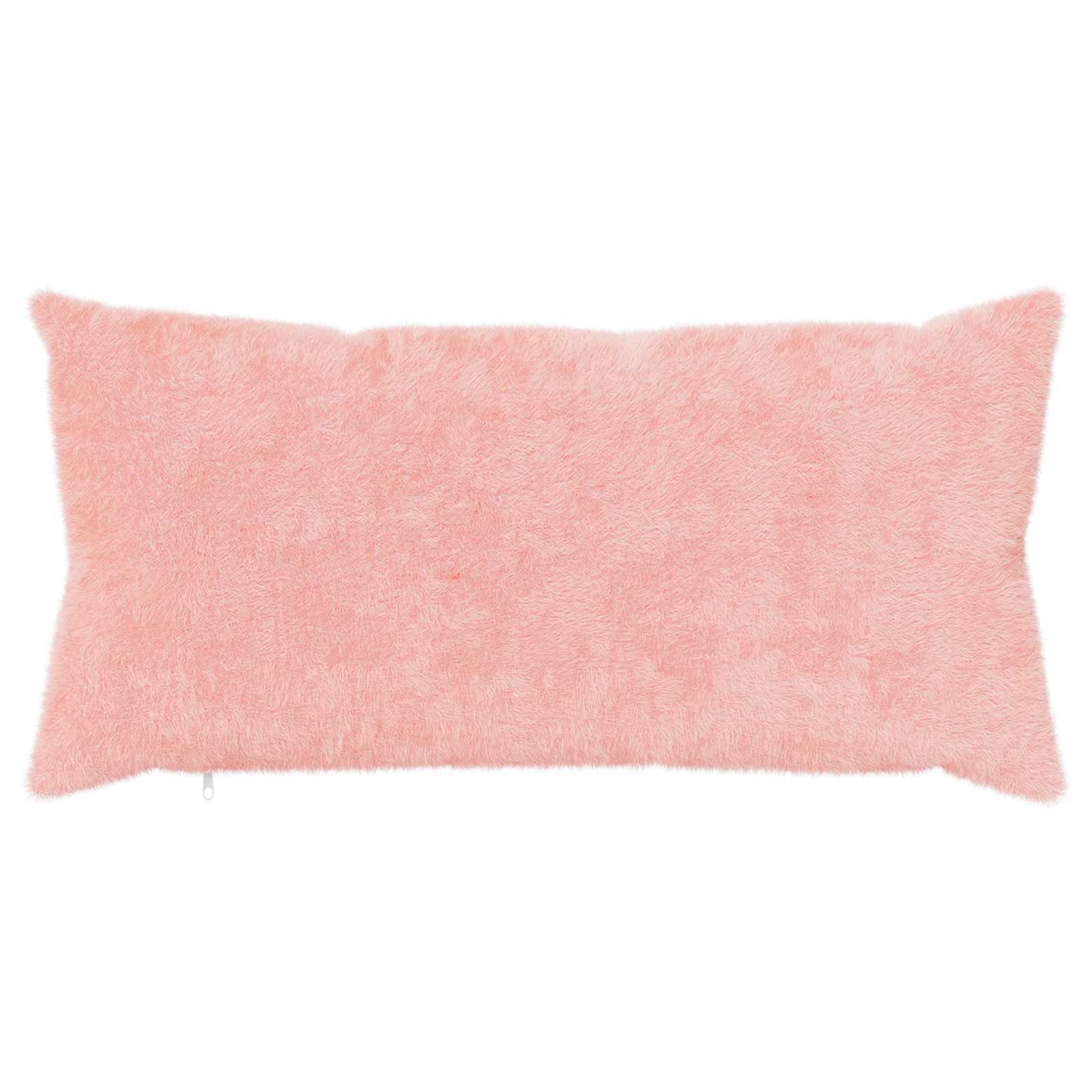 Federa 2 pz HEERLEN Rosa 40 x 70 cm Pelliccia di Coniglio Finta