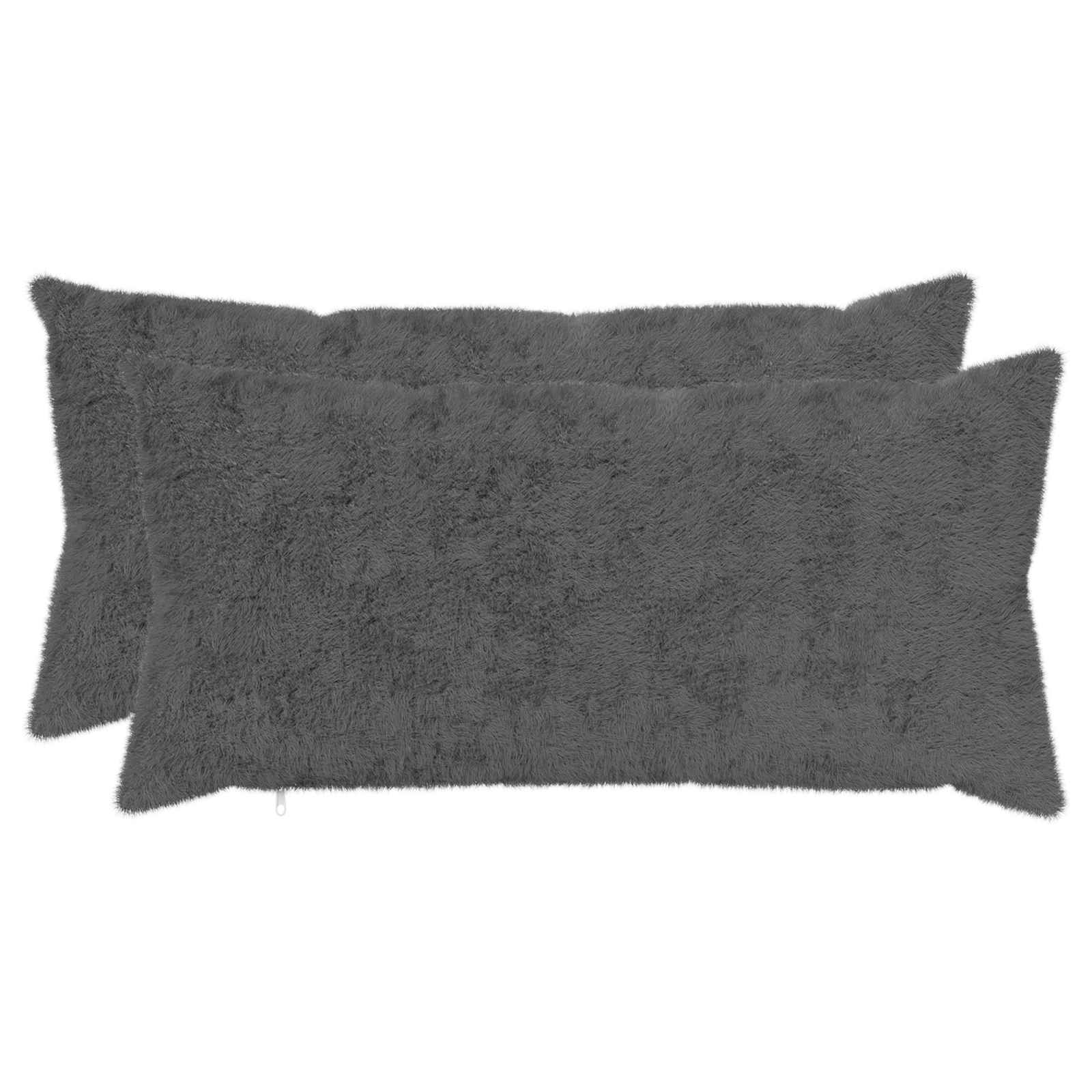 Federa 2 pz HEERLEN Grigio Scuro 40 x 70 cm