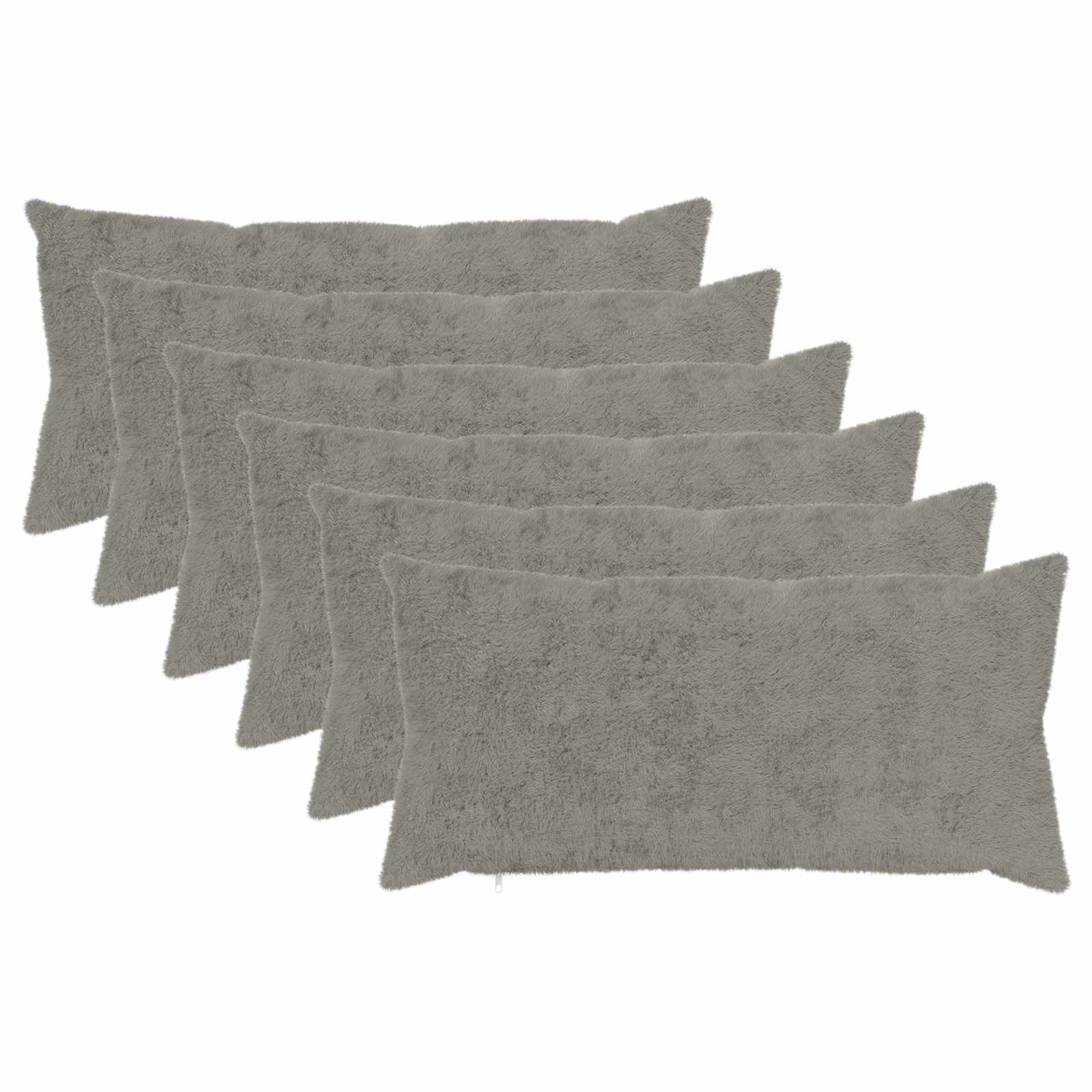 Federa 6 pz HEERLEN Grigio Chiaro 40 x 70 cm