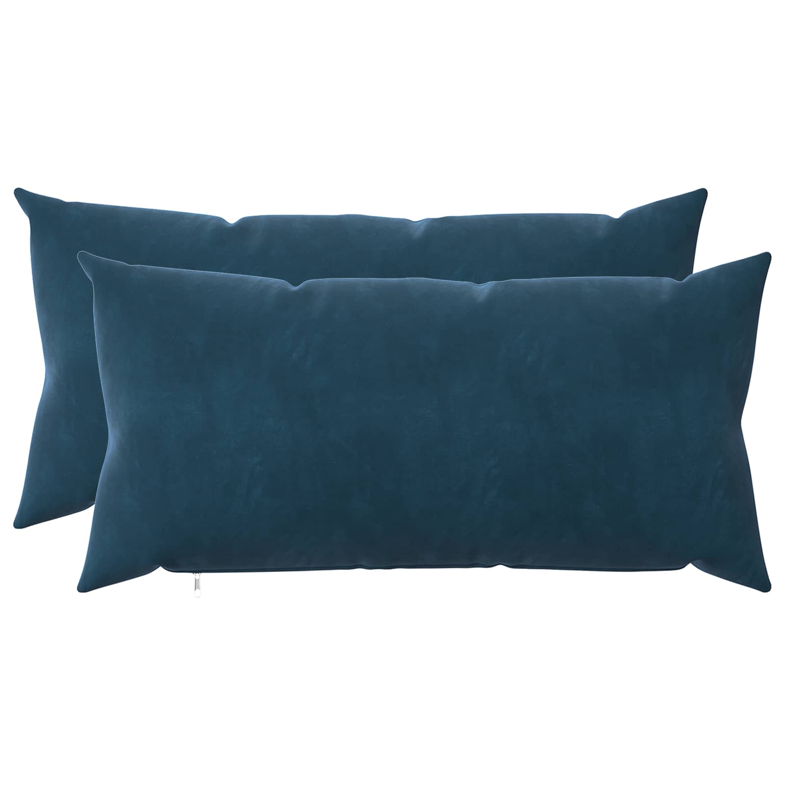 Federa 2 pcs HEERLEN Blu 40 x 80 cm Velluto