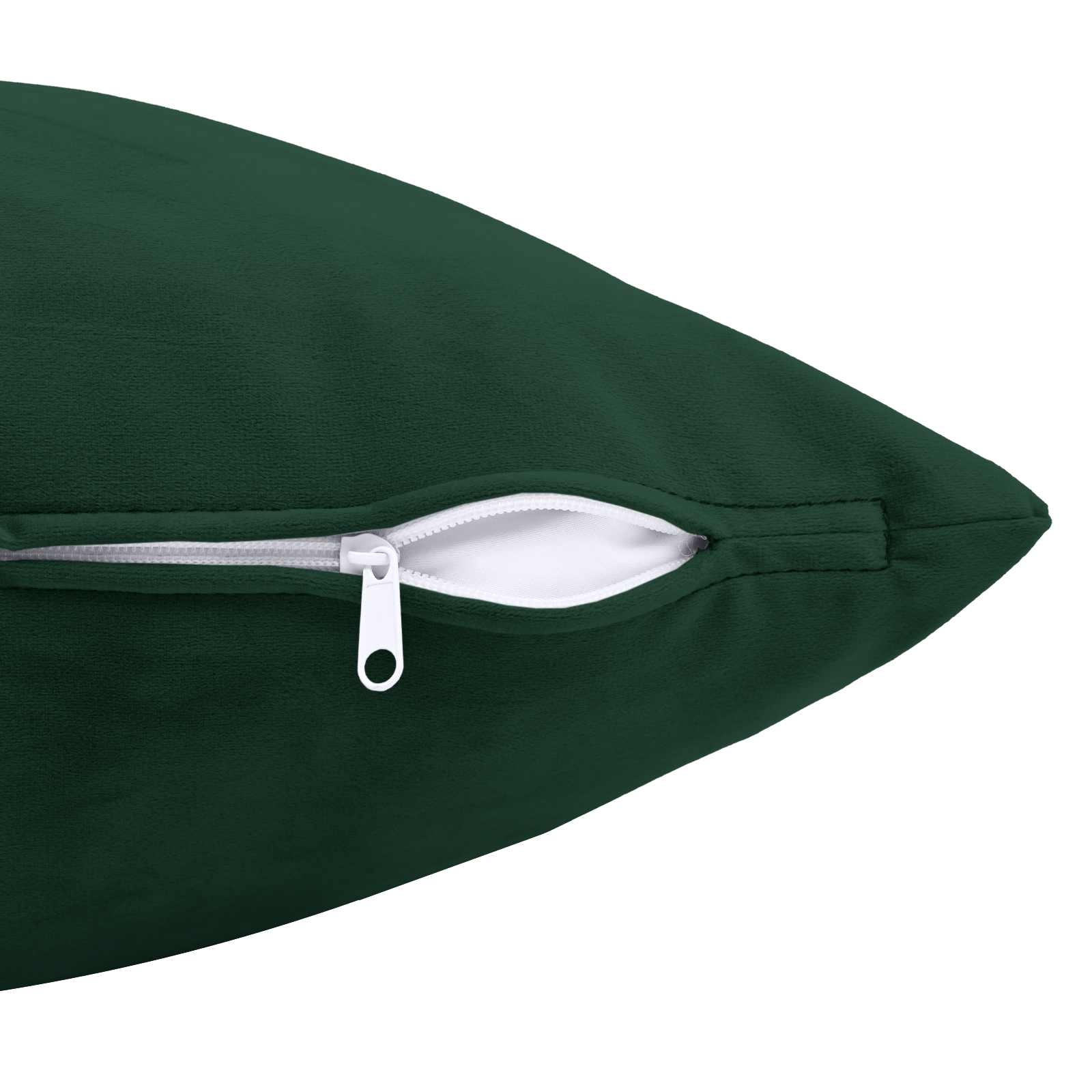 Federa 6 pcs HEERLEN Verde Scuro 40 x 80 cm Velluto