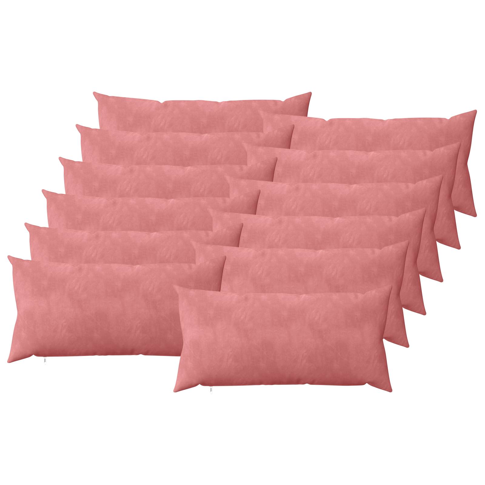 Federa 12 pcs HEERLEN Rosa 40 x 80 cm Velluto