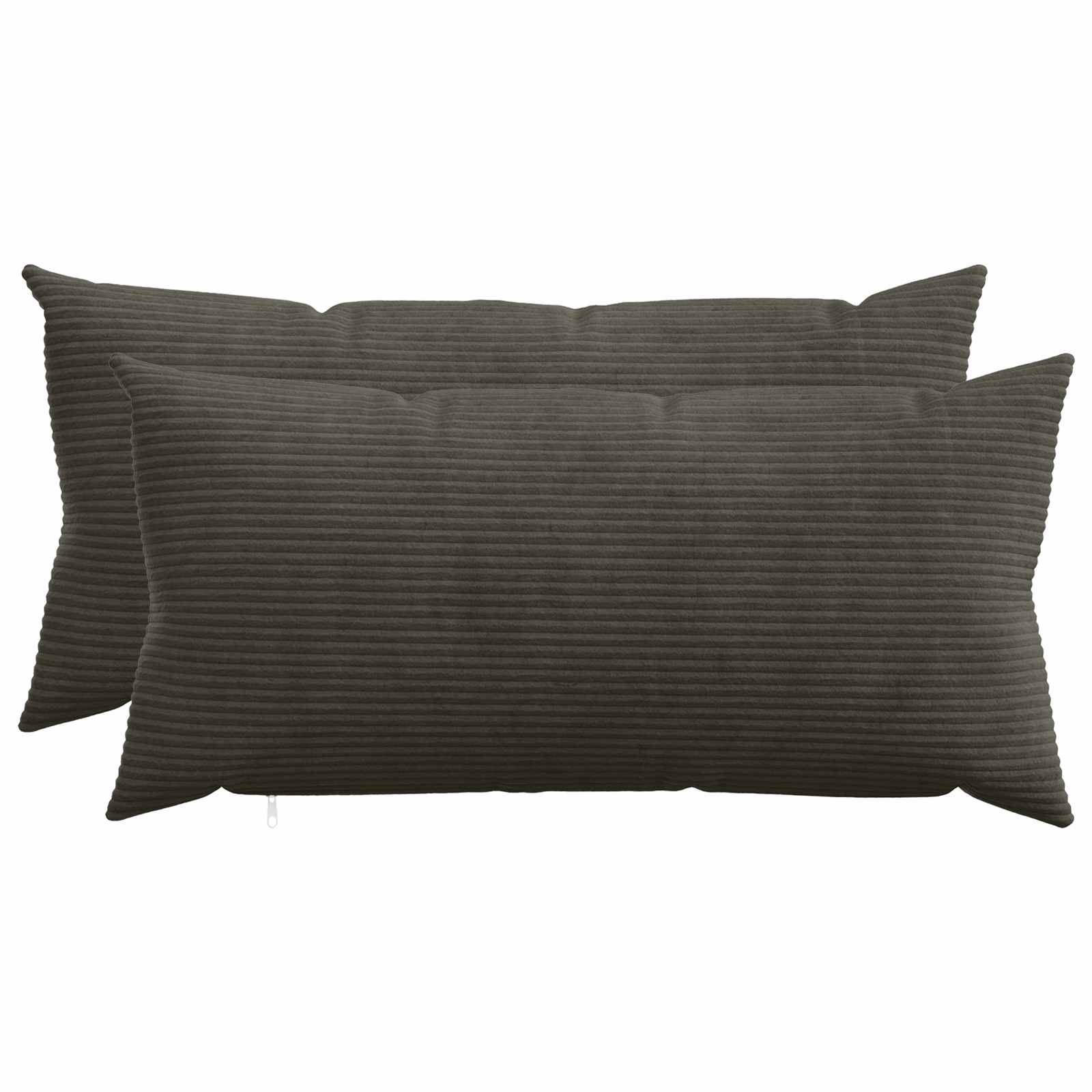 Federa 2 pcs HEERLEN Antracite 40 x 80 cm corduroy
