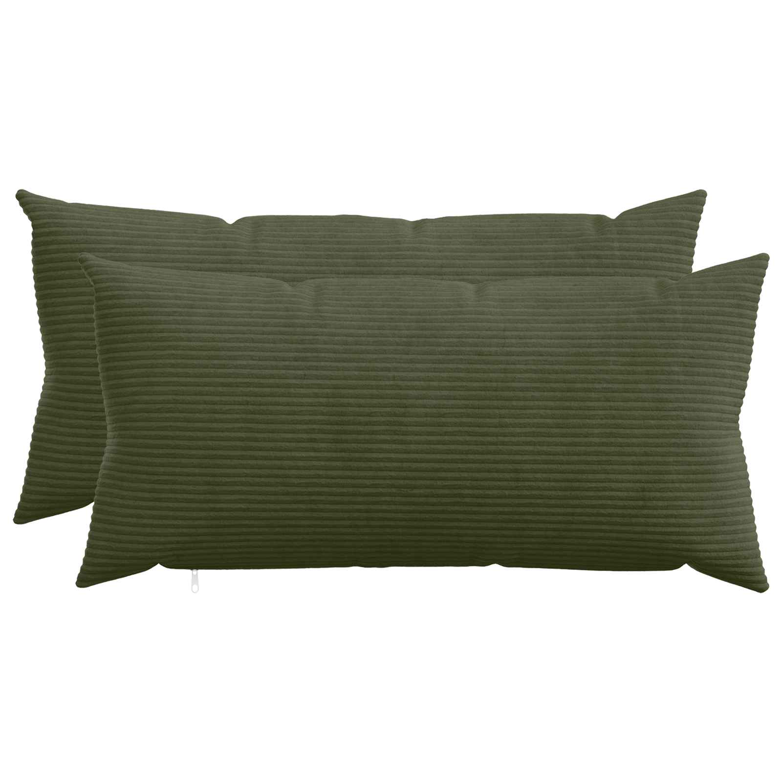 Federa 2 pcs HEERLEN Verde 40 x 80 cm corduroy