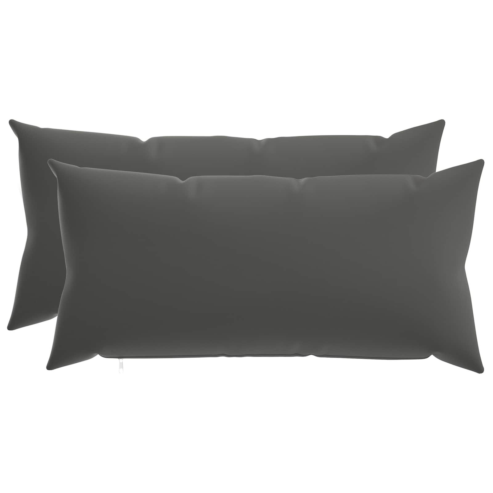Federa 2 pcs HEERLEN Antracite 40 x 80 cm Poliestere
